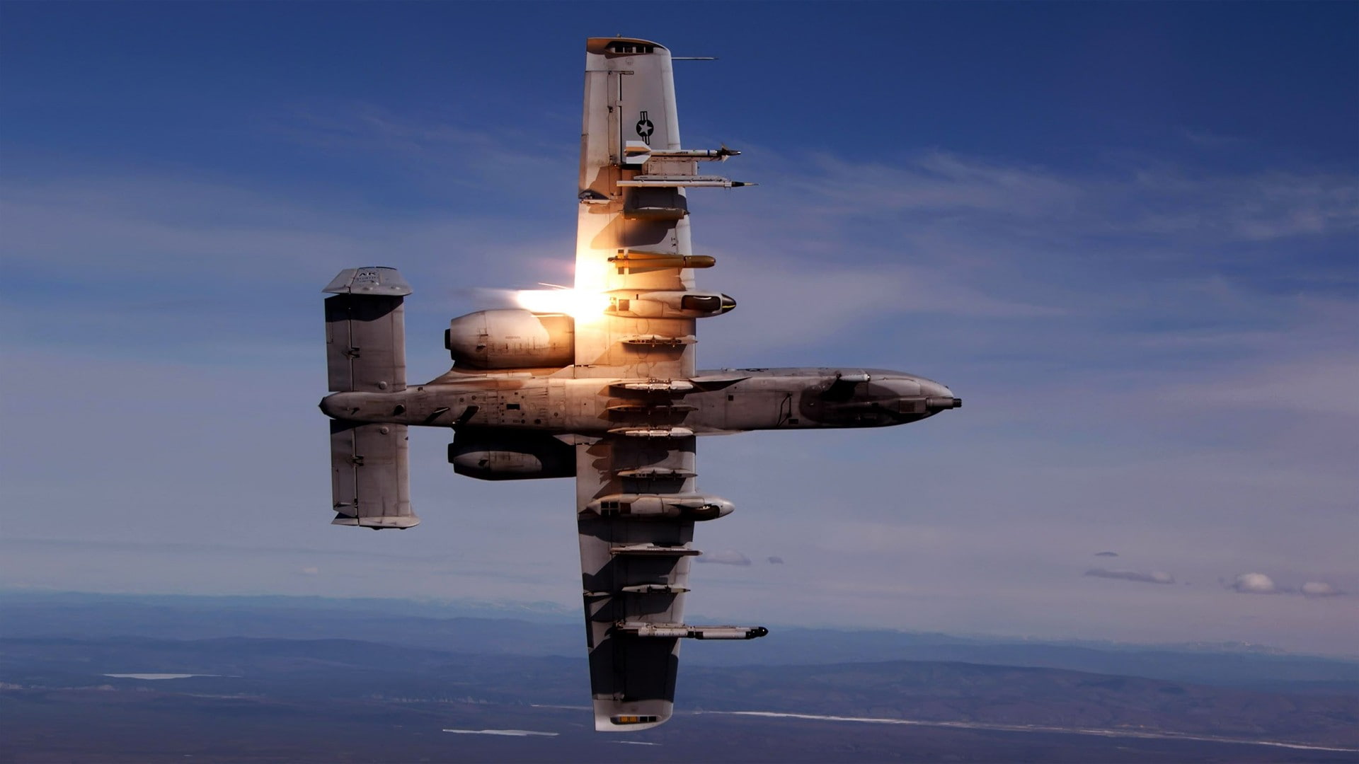airplane, 1080P, jet fighter, Warthog, aircraft, A10, HD Wallpaper