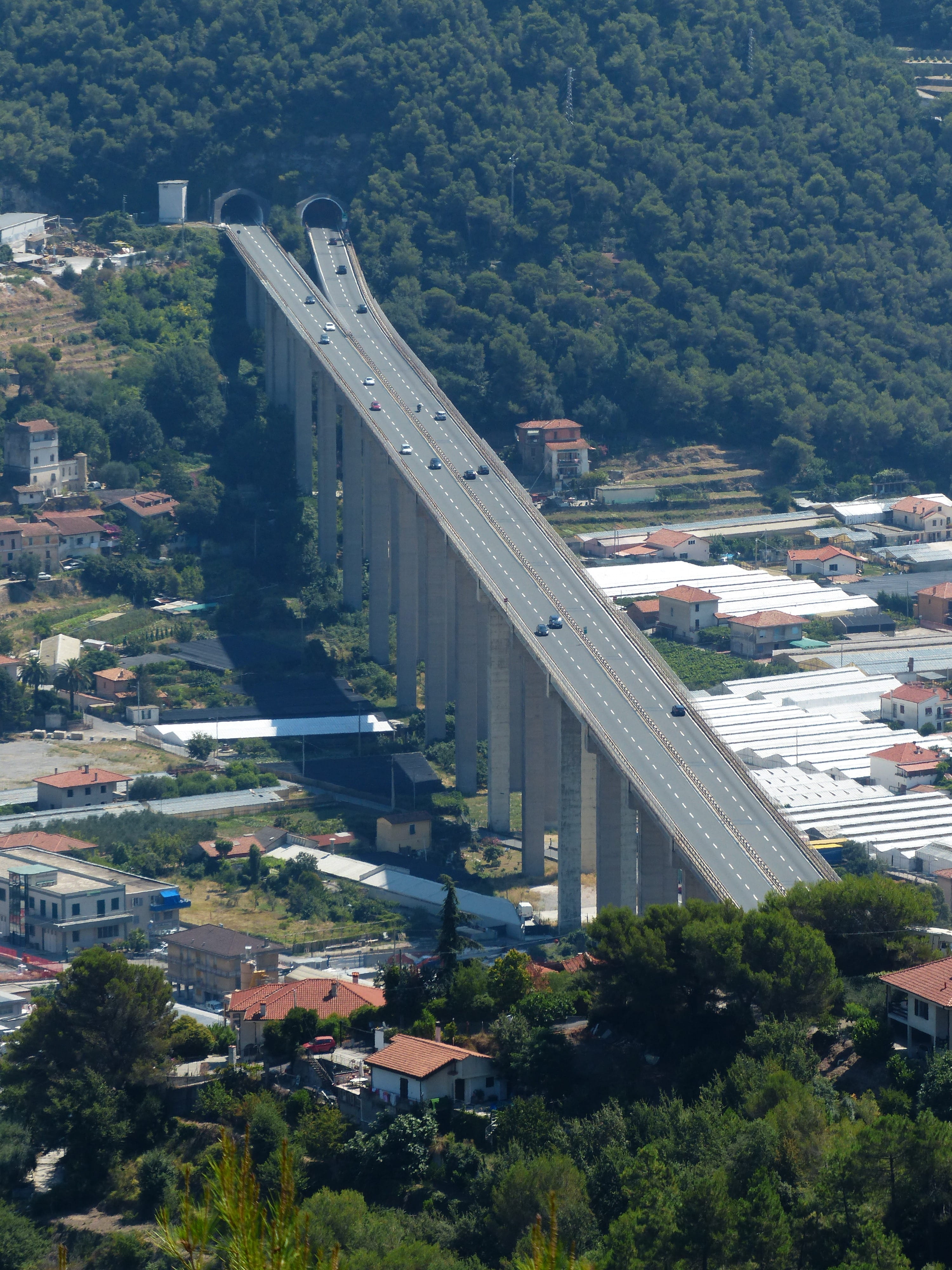 a10, lane, high angle view, tree, city, Bridge, tunnel, mountain, Road, transportation, connection, no people, building exterior, architecture, plant, travel destinations, Phone HD Wallpaper