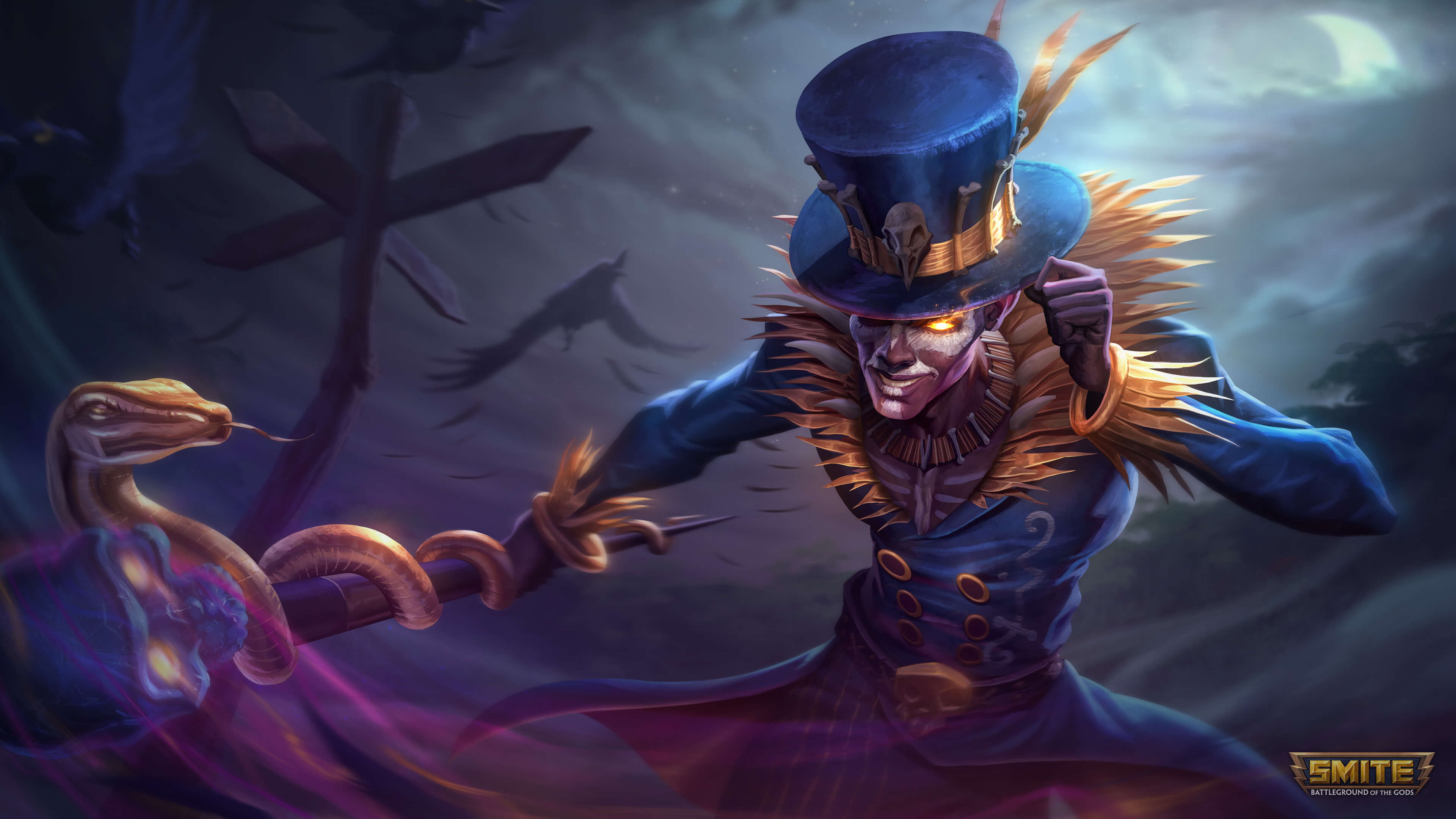Baron Samedi (Smite), Smite, 4K, Video Game, HD Wallpaper