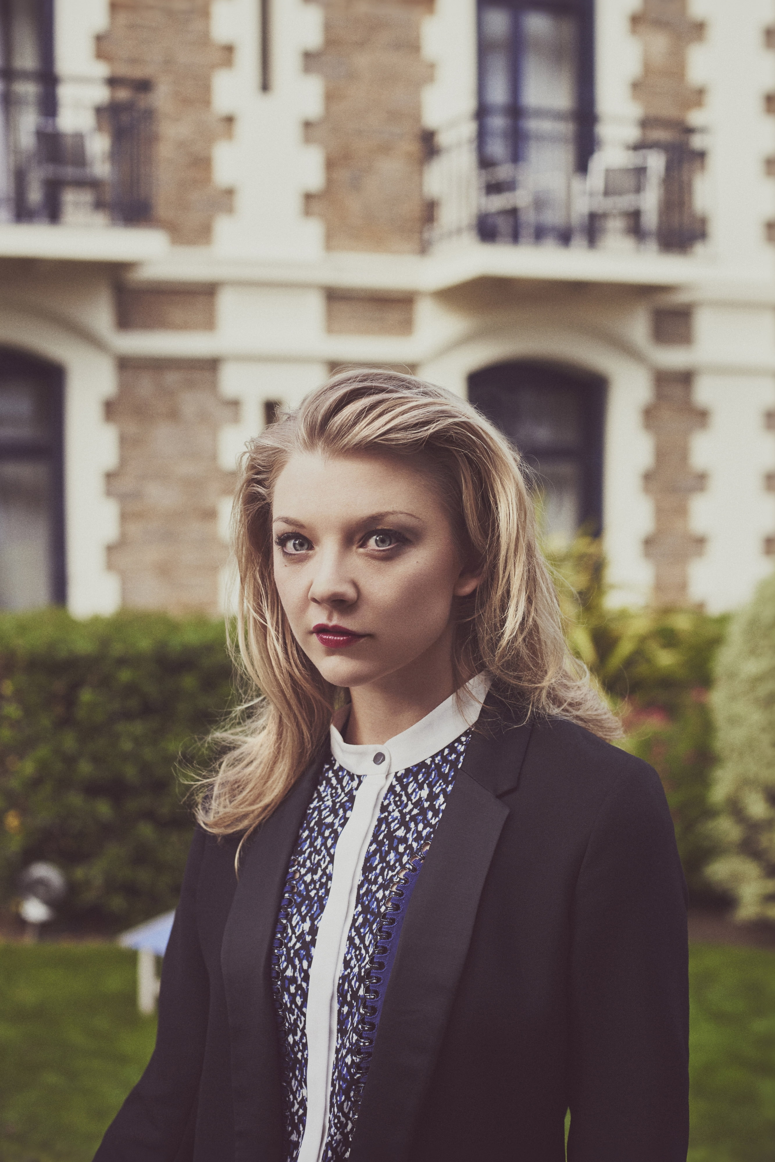 women, blue eyes, 4K, actress, blonde, Natalie Dormer, Phone HD Wallpaper