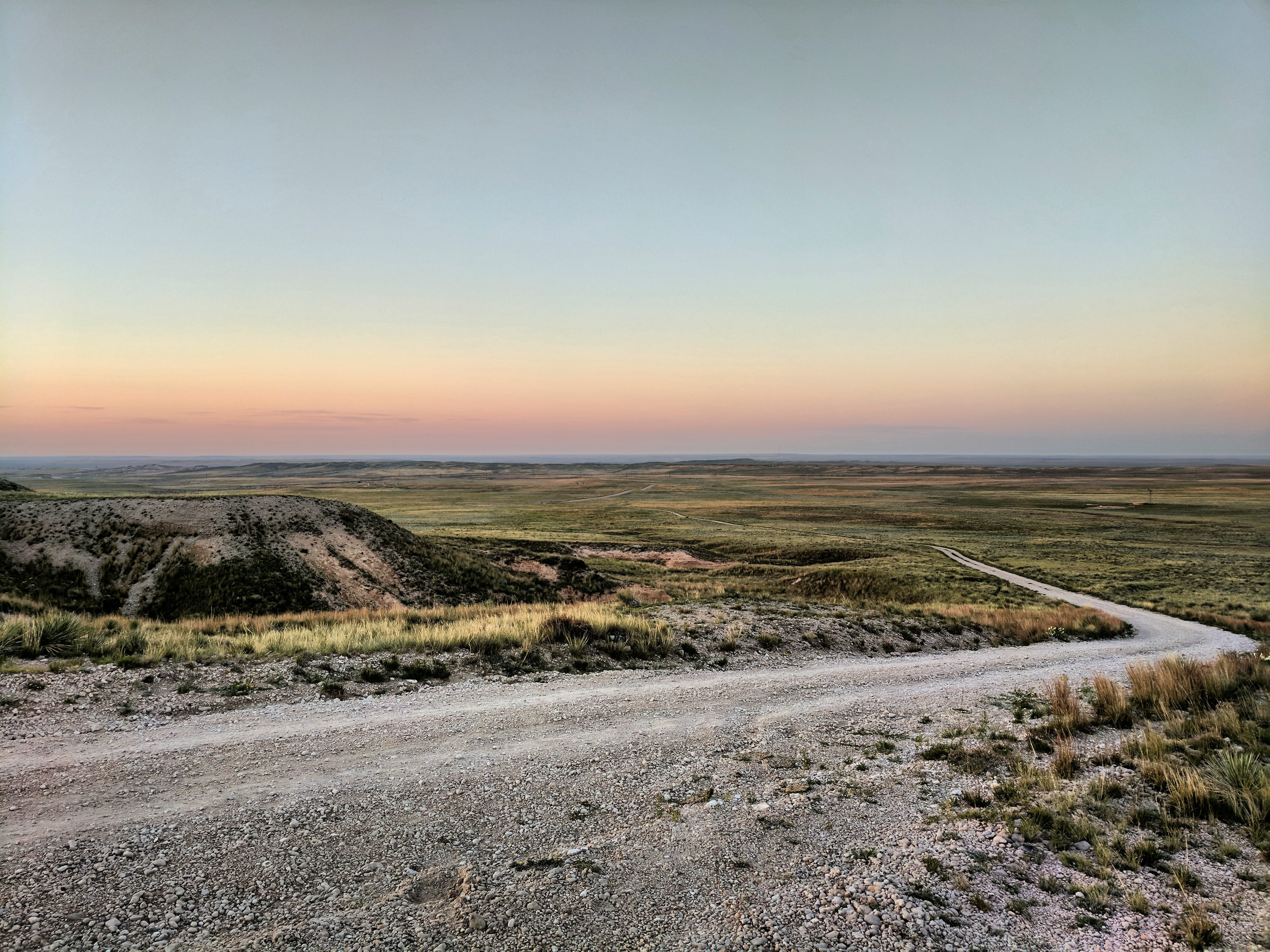 morning, ground, colorado, tranquil scene, country road, dirt road, gravel, gravel road, sunset, united states, field, unnamed road, scenics - nature, plant, HD Wallpaper