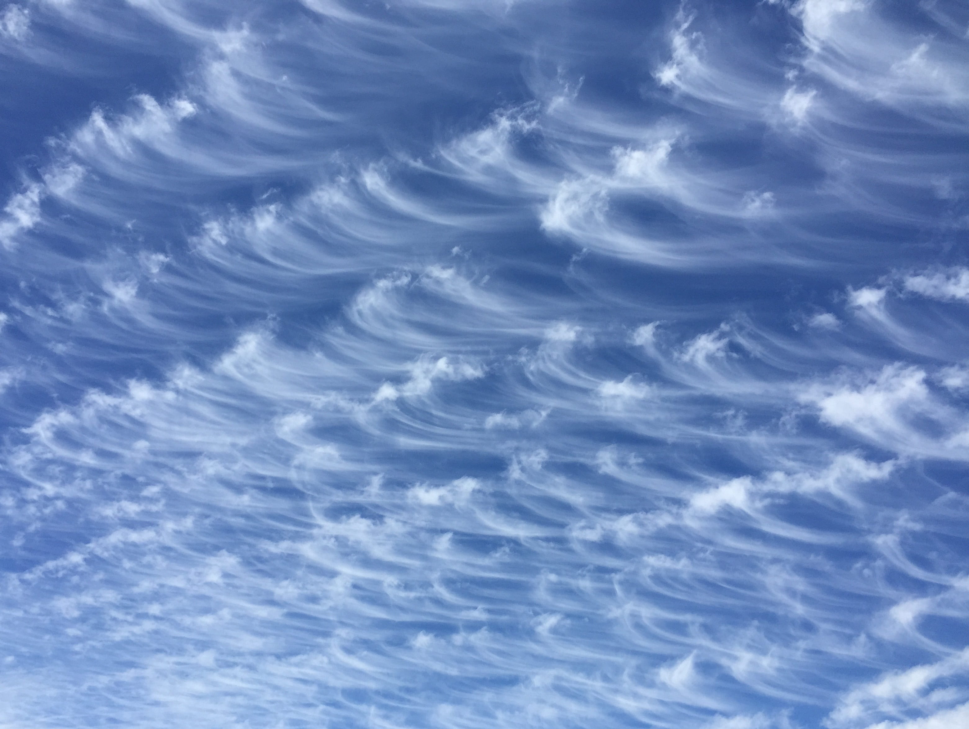 backgrounds, clean, full frame, cloud - sky, sky, atmosphere, day, wind, nature, meteorology, beauty in nature, abstract backgrounds, brushed, textured effect, HD Wallpaper