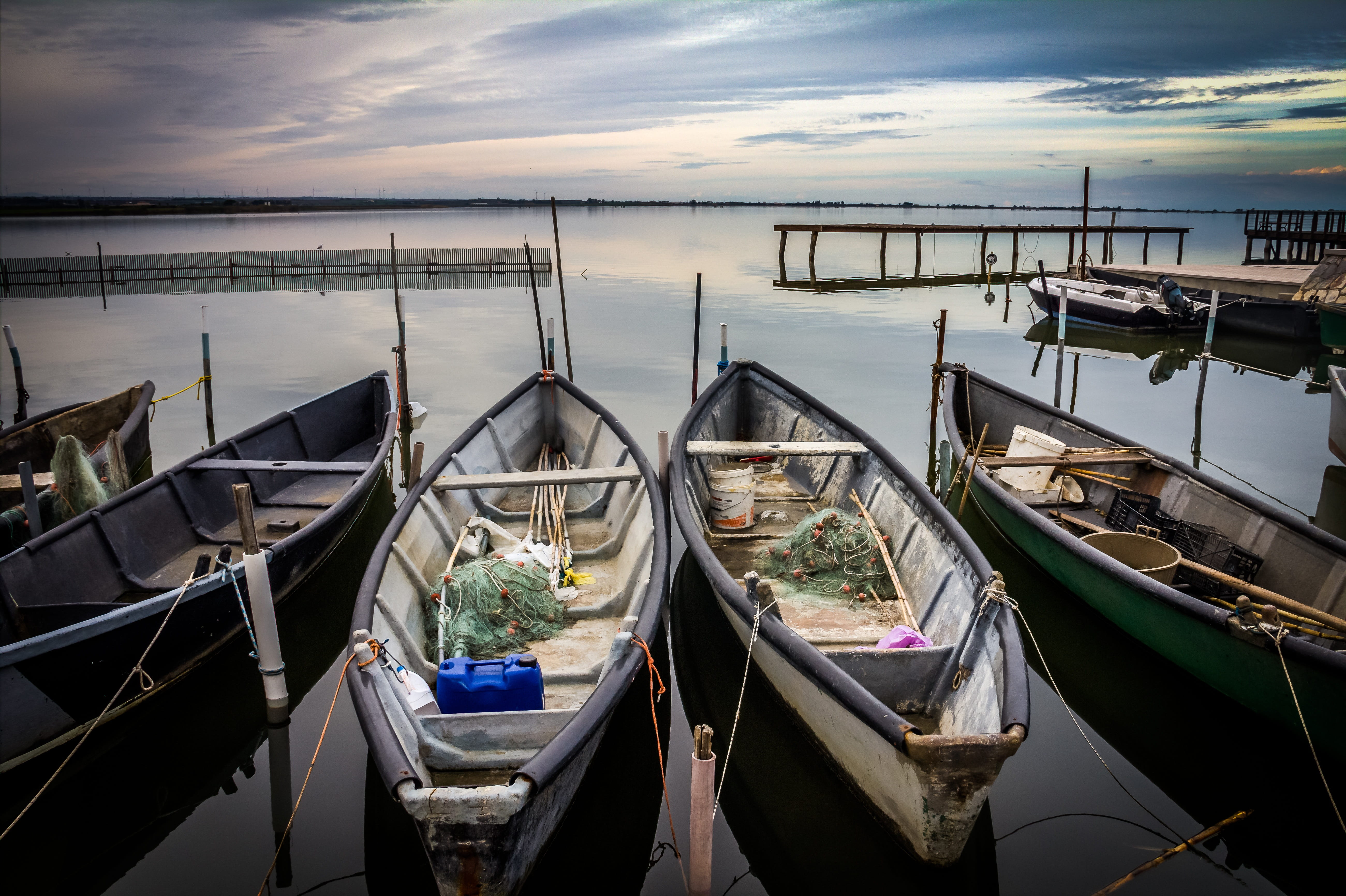 italy, port, vanilla sky, boating, arriving, Sea, harbor, architecture, gondola - traditional boat, resort, rowboat, Ocean, recreation, scenery, nobody, HD Wallpaper