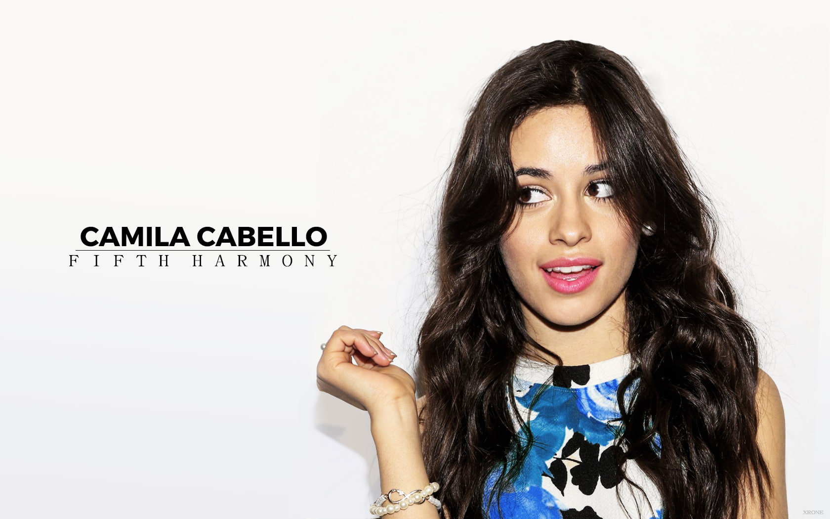 fifth Harmony, western script, beauty, white background, headshot, copy space, communication, wavy hair, teenager, portrait, hairstyle, looking at camera, HD Wallpaper
