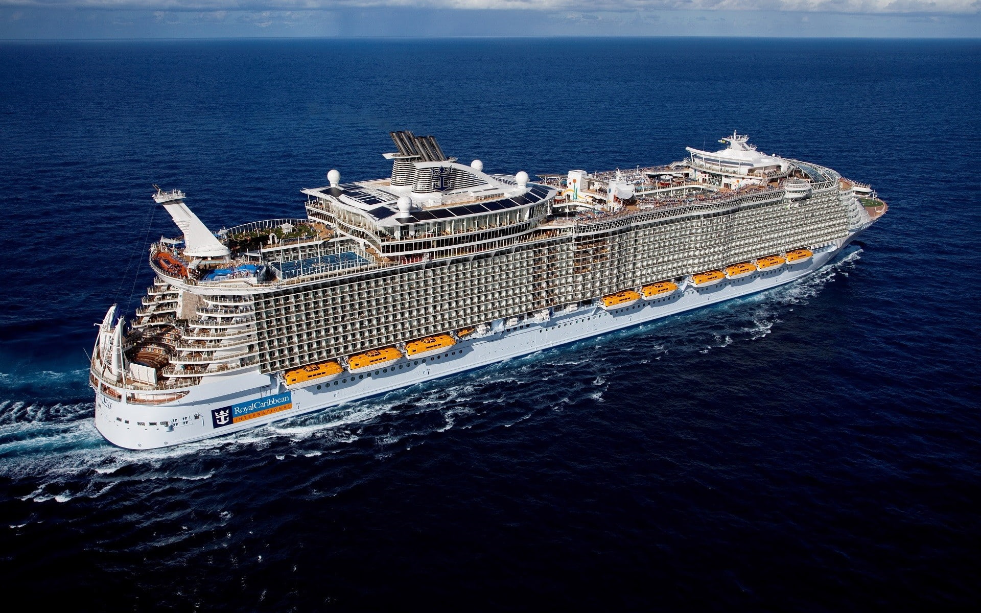 1080P, ship cruise ship sea water harmony of the seas, HD Wallpaper