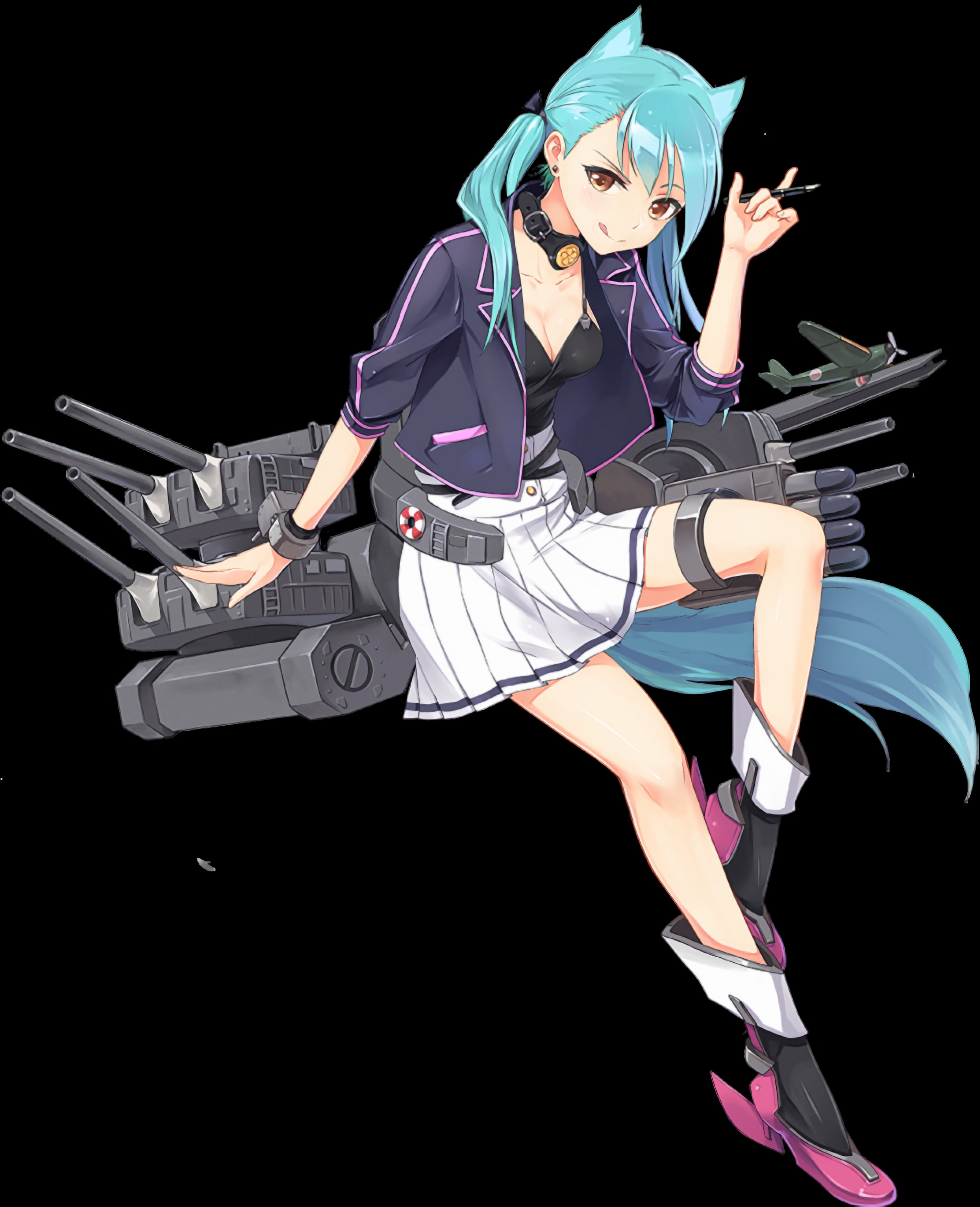 2K, anime girls, upscaled, anime, Azur Lane, transparent background, ship, Phone HD Wallpaper