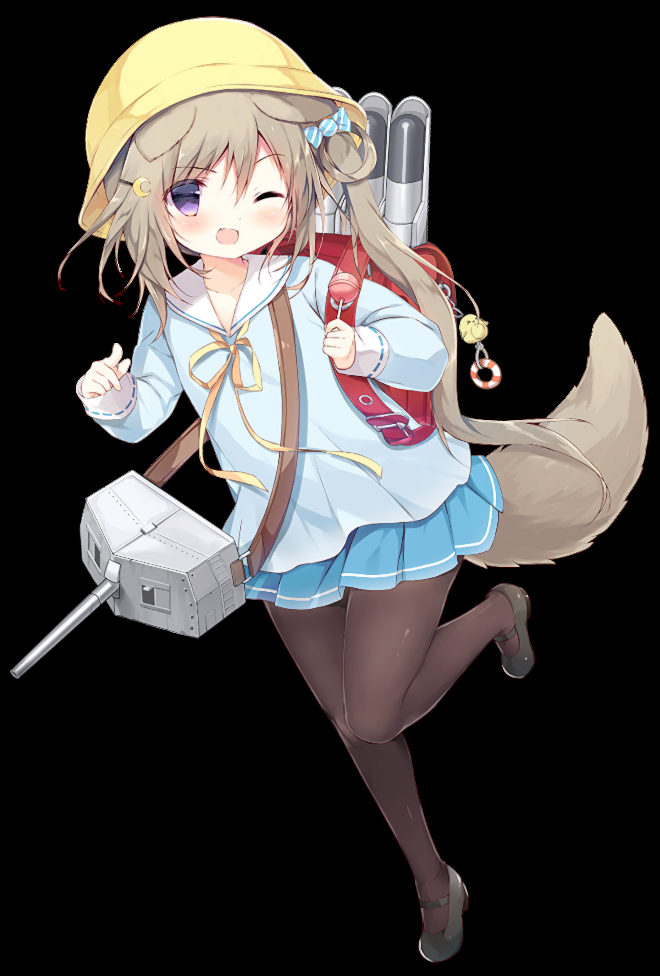 upscaled, anime girls, Azur Lane, anime, ship, transparent background, 2K, Phone HD Wallpaper