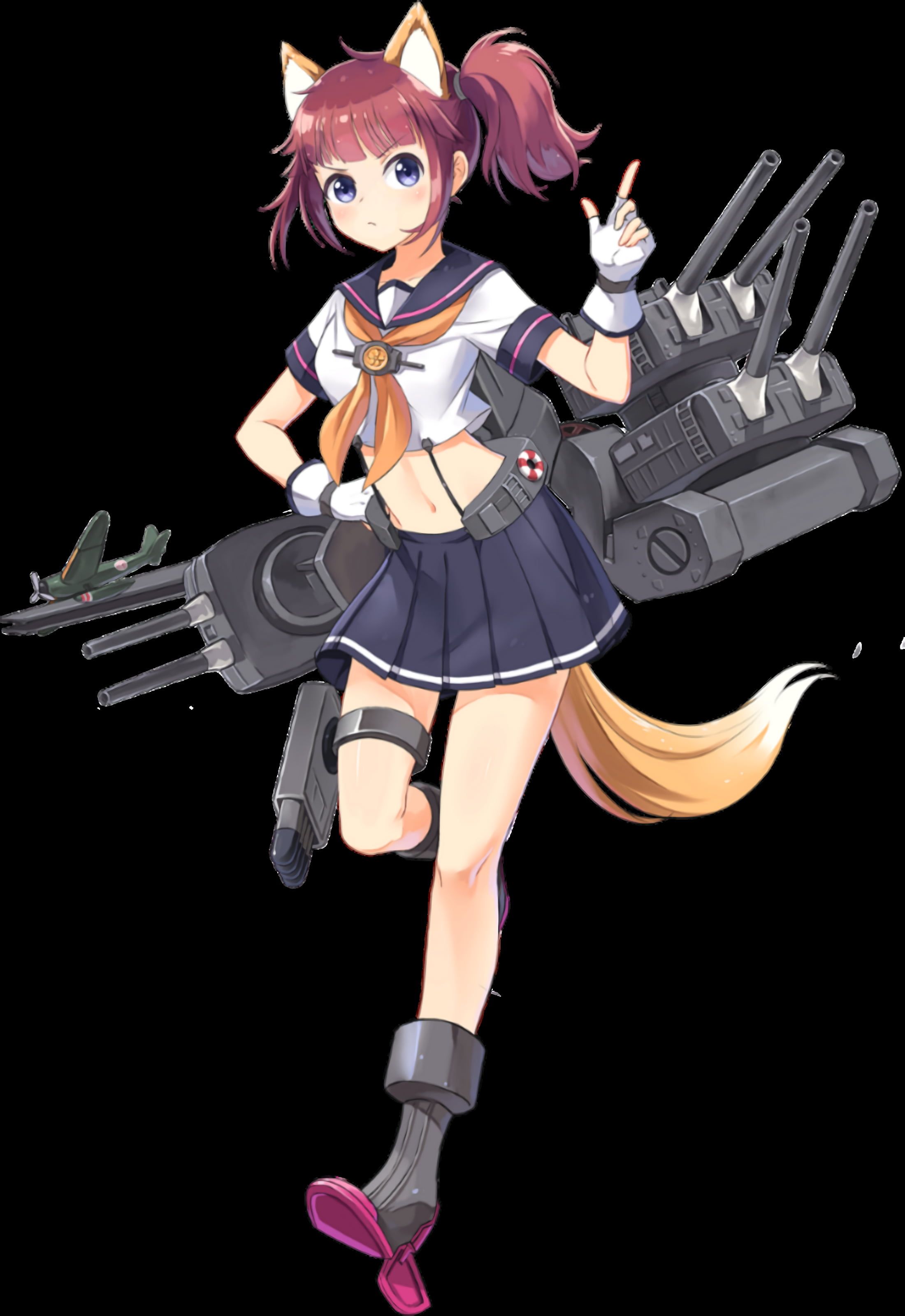 anime, transparent background, 2K, anime girls, Azur Lane, upscaled, Phone HD Wallpaper