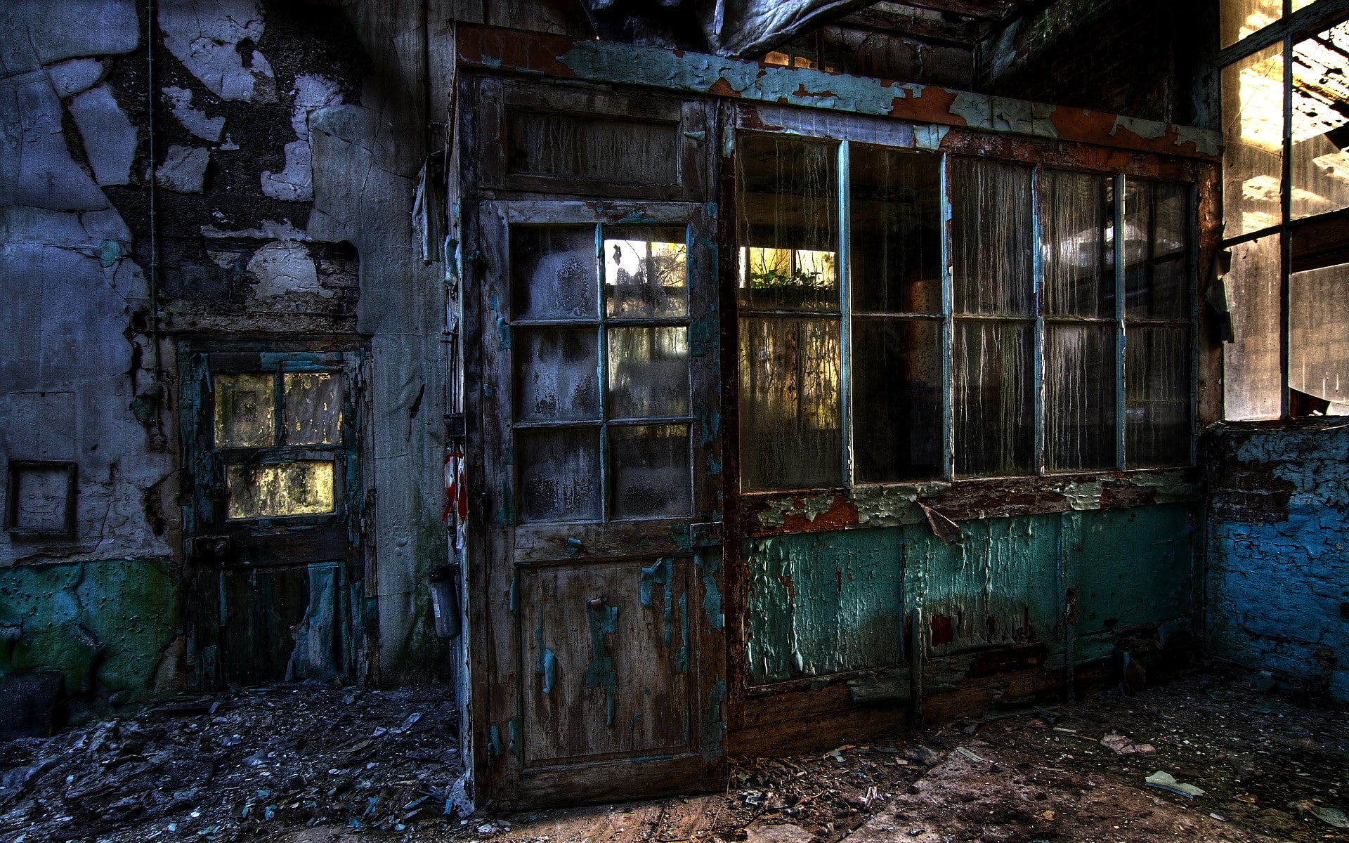 room, dirt, 1080P, house, abandoned, HD Wallpaper