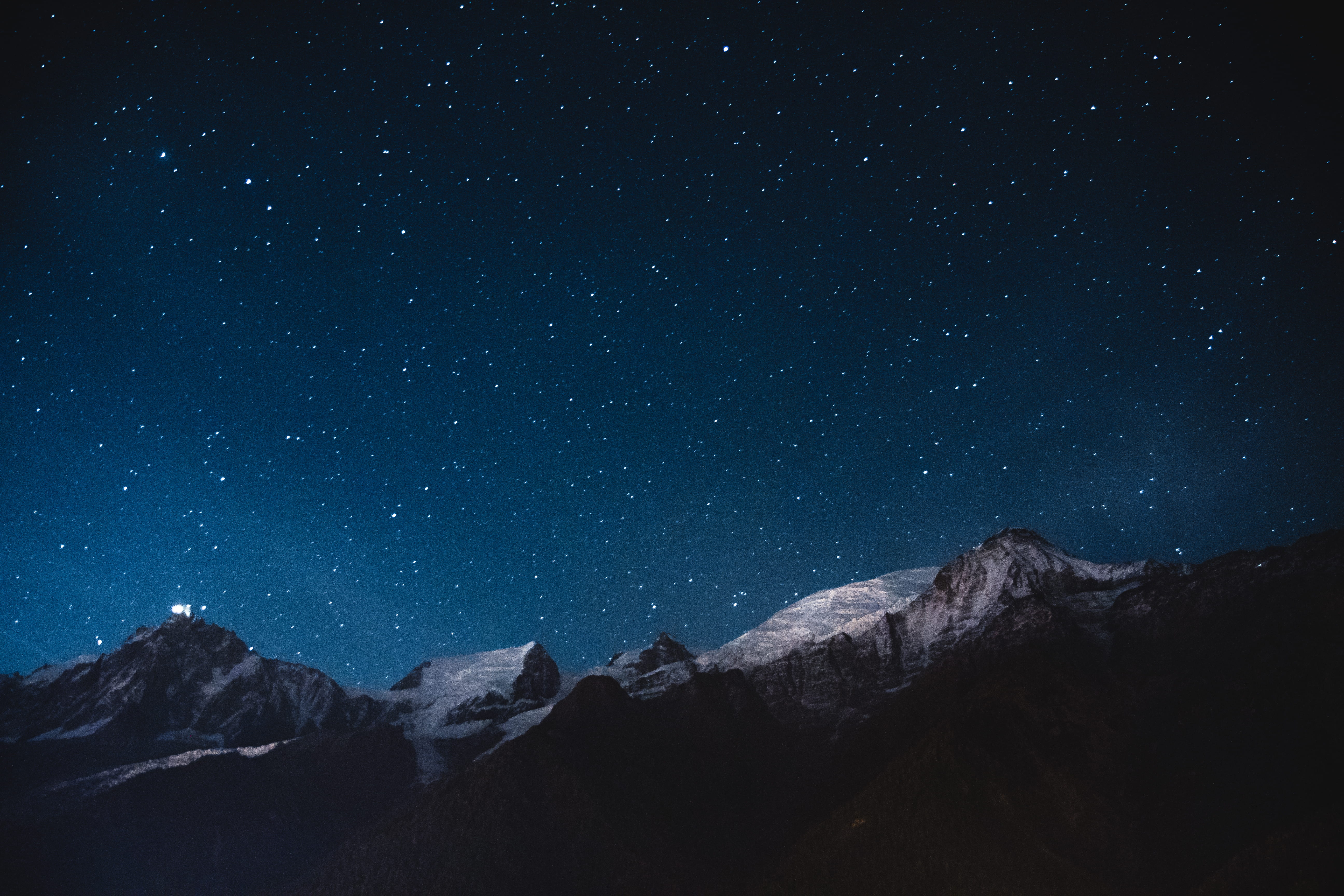 star, landscape, space, sky, milky way, night, no people, environment, snowcapped mountain, astronomy, mountain, mountain peak, galaxy, nightsky, HD Wallpaper