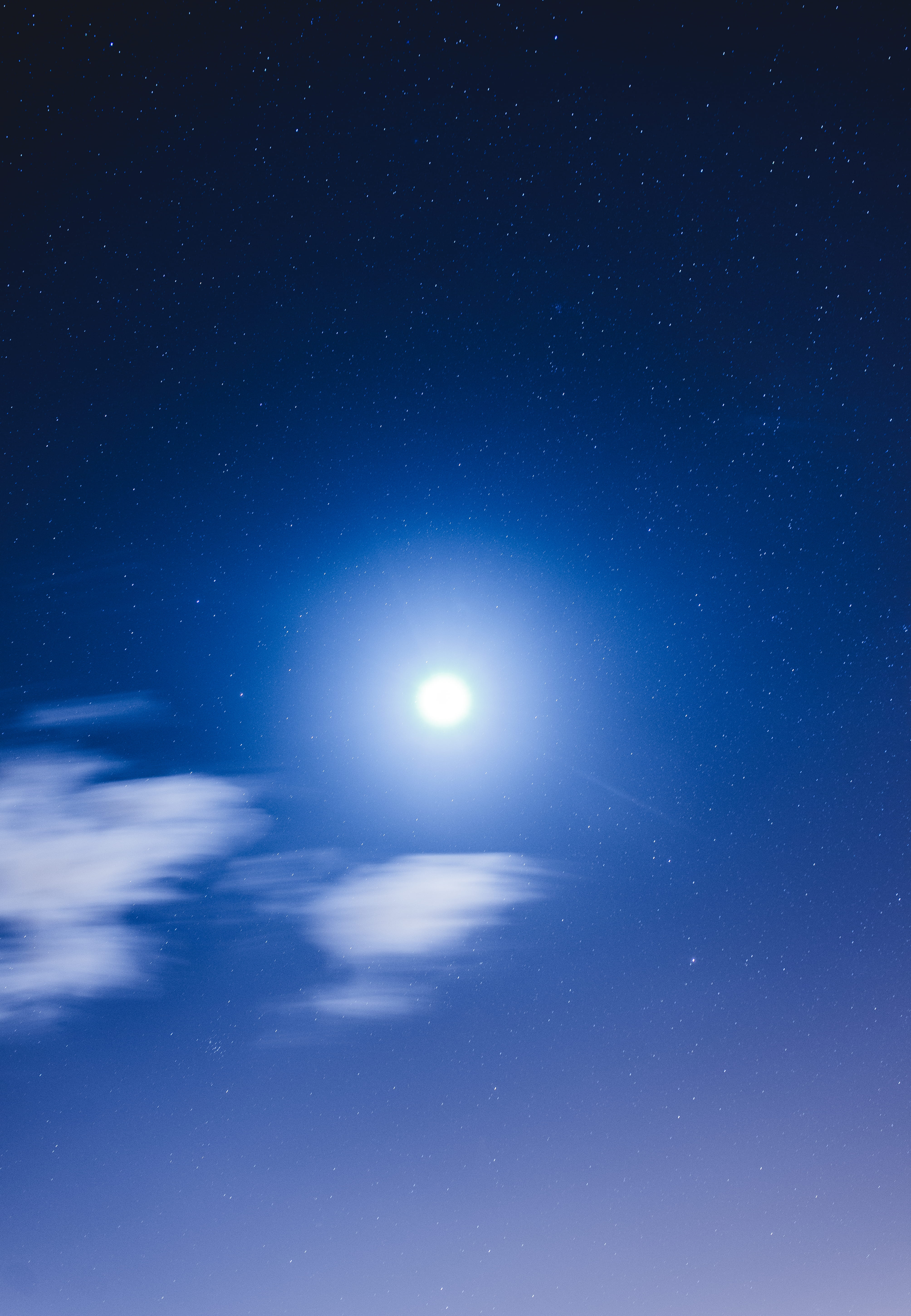 stratosphere, astrophotography, nature, mountain, sun, astrology, blue, constellation, shine, planet - Space, star - Space, night, blue sky, landscape, Phone HD Wallpaper