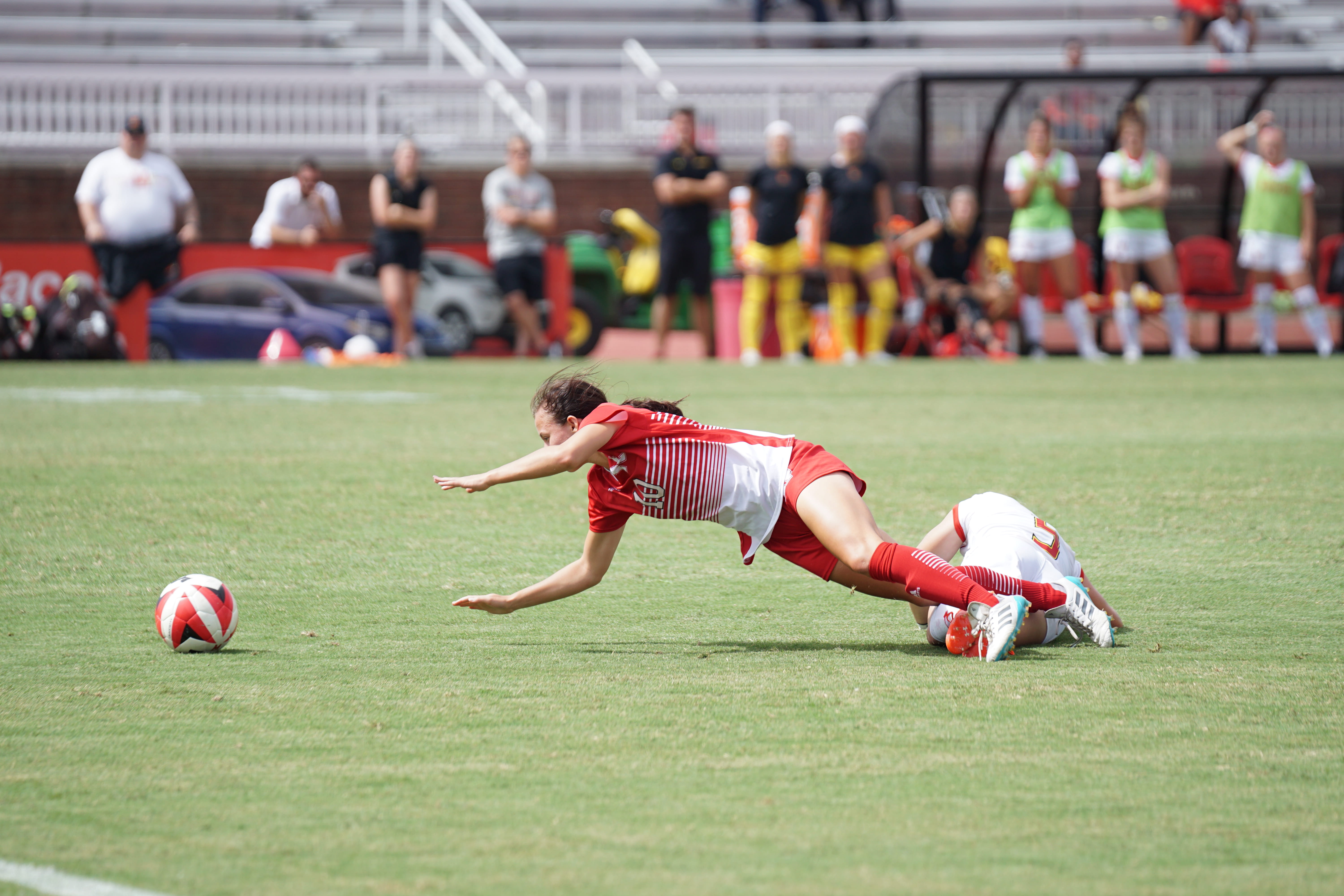 soccer, sports, grass, automobile, team sport, effort, college park, transportation, white, stadium, competitive sport, sphere, team, plant, vehicle, kicking, HD Wallpaper