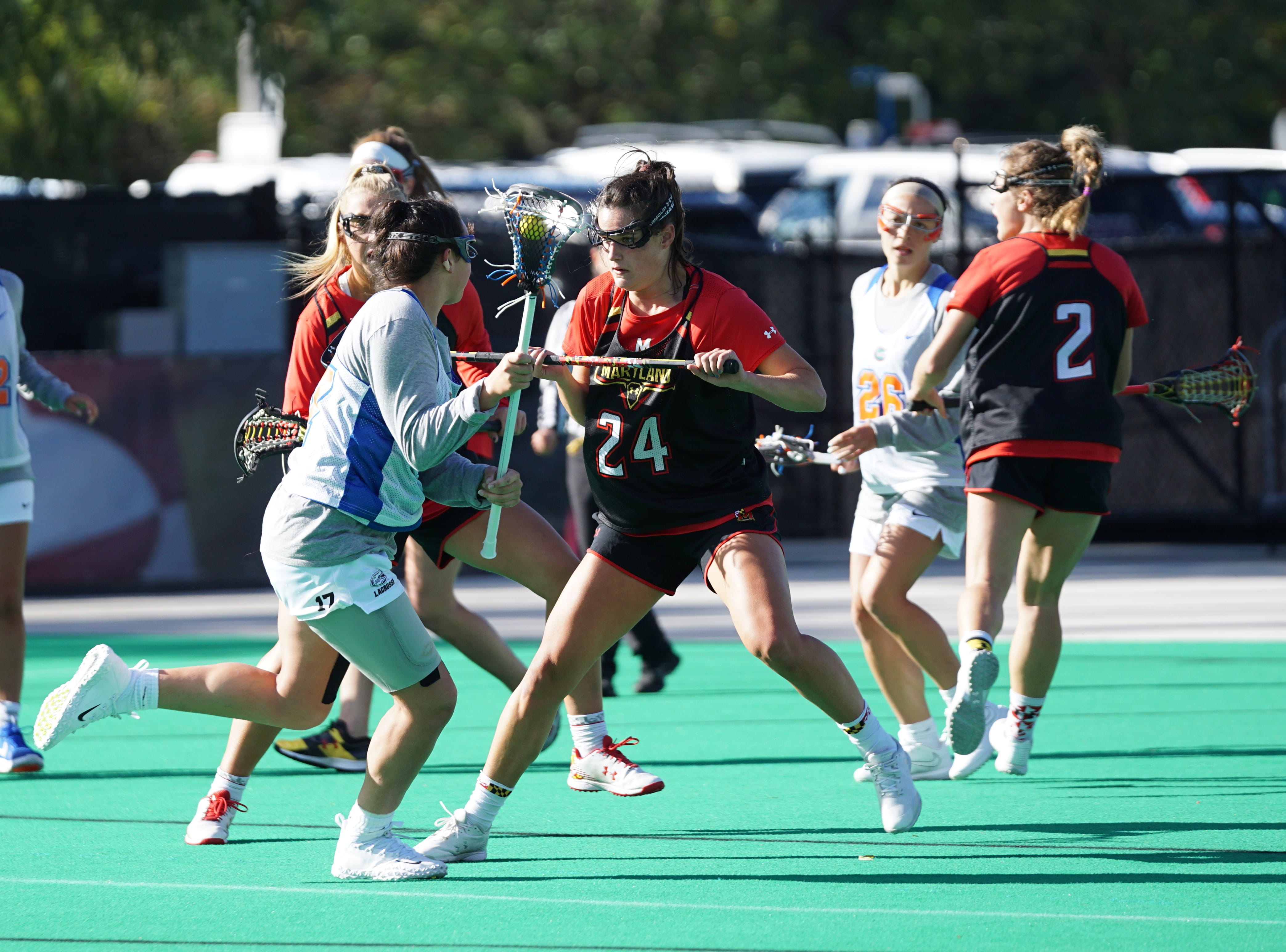lacrosse, sport, jumping, competition, playing, casual clothing, athlete, group of people, team, running, lifestyles, togetherness, college park, focus on foreground, HD Wallpaper