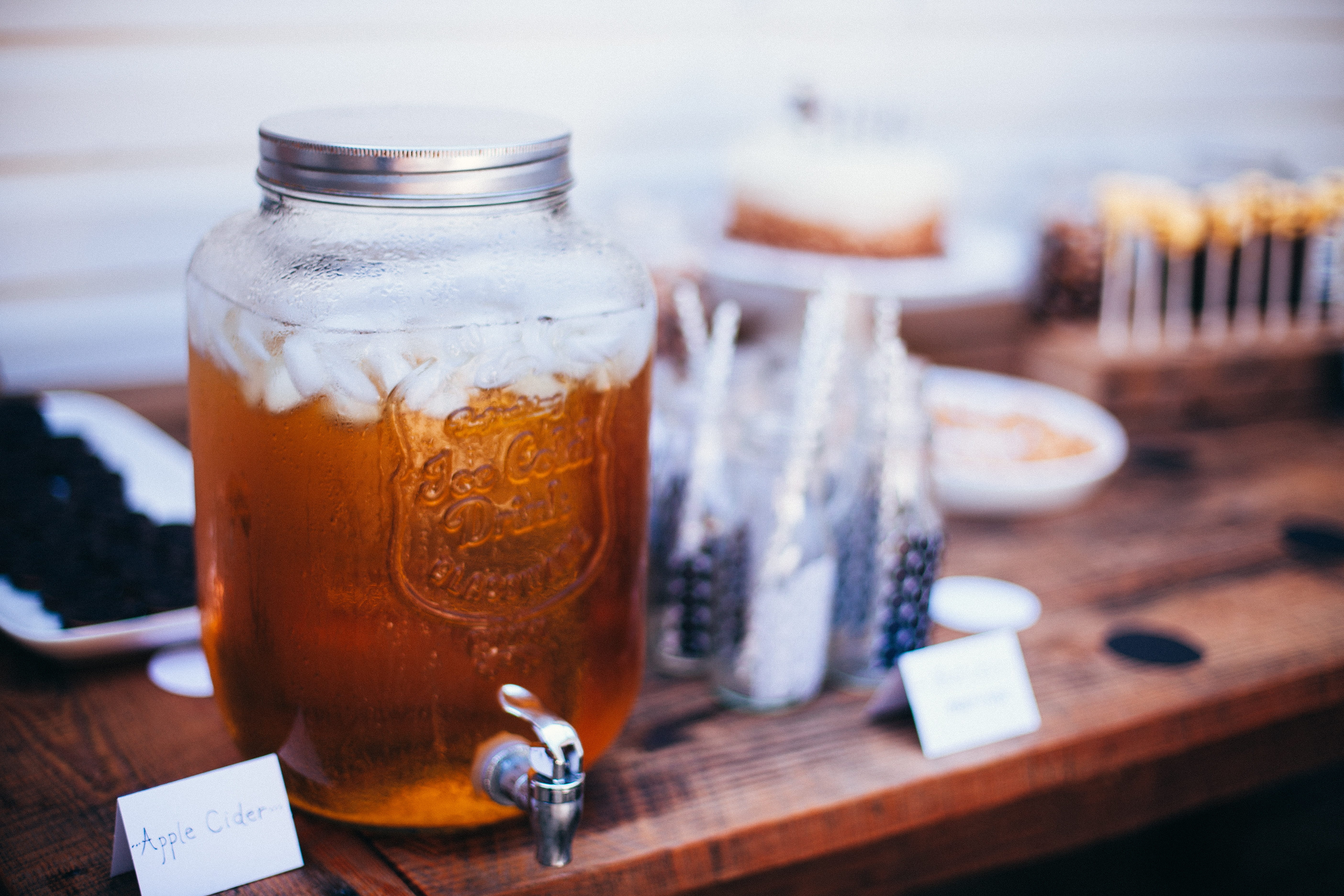wellbeing, rustic, dispenser, jar, mason, top, day, wood - material, delicious, tray, food, focus on foreground, table, refreshment, glass - material, glass, HD Wallpaper