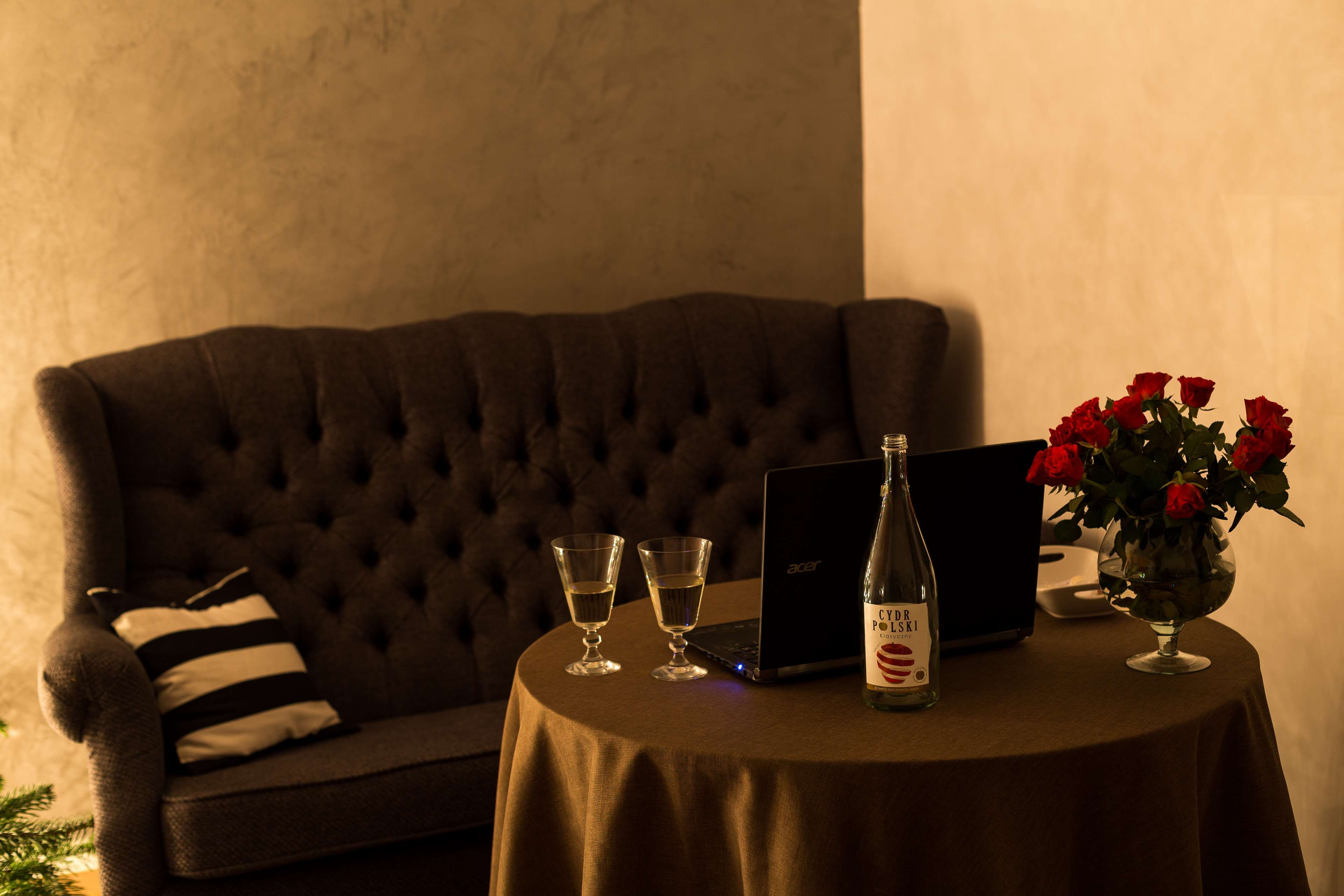 luxury, absence, sofa, glass, plant, setting, tree, flower arrangement, seat, no people, roses, drink, 4K, food, relationship, girlfriend, food and drink, HD Wallpaper