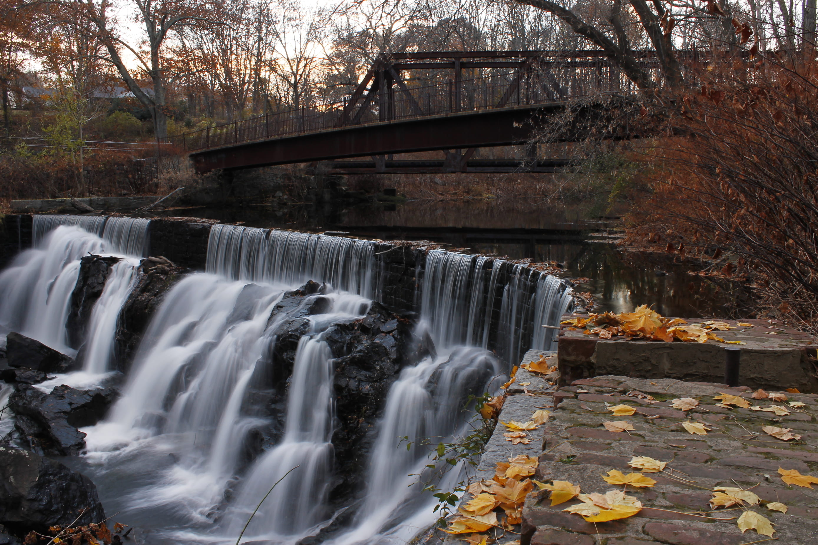 nativeamerican, history, fall, heritage, river, forest, historic, millfalls, flowing, flowing water, 2K, heritagesite, blurred motion, waterfall, no people, HD Wallpaper