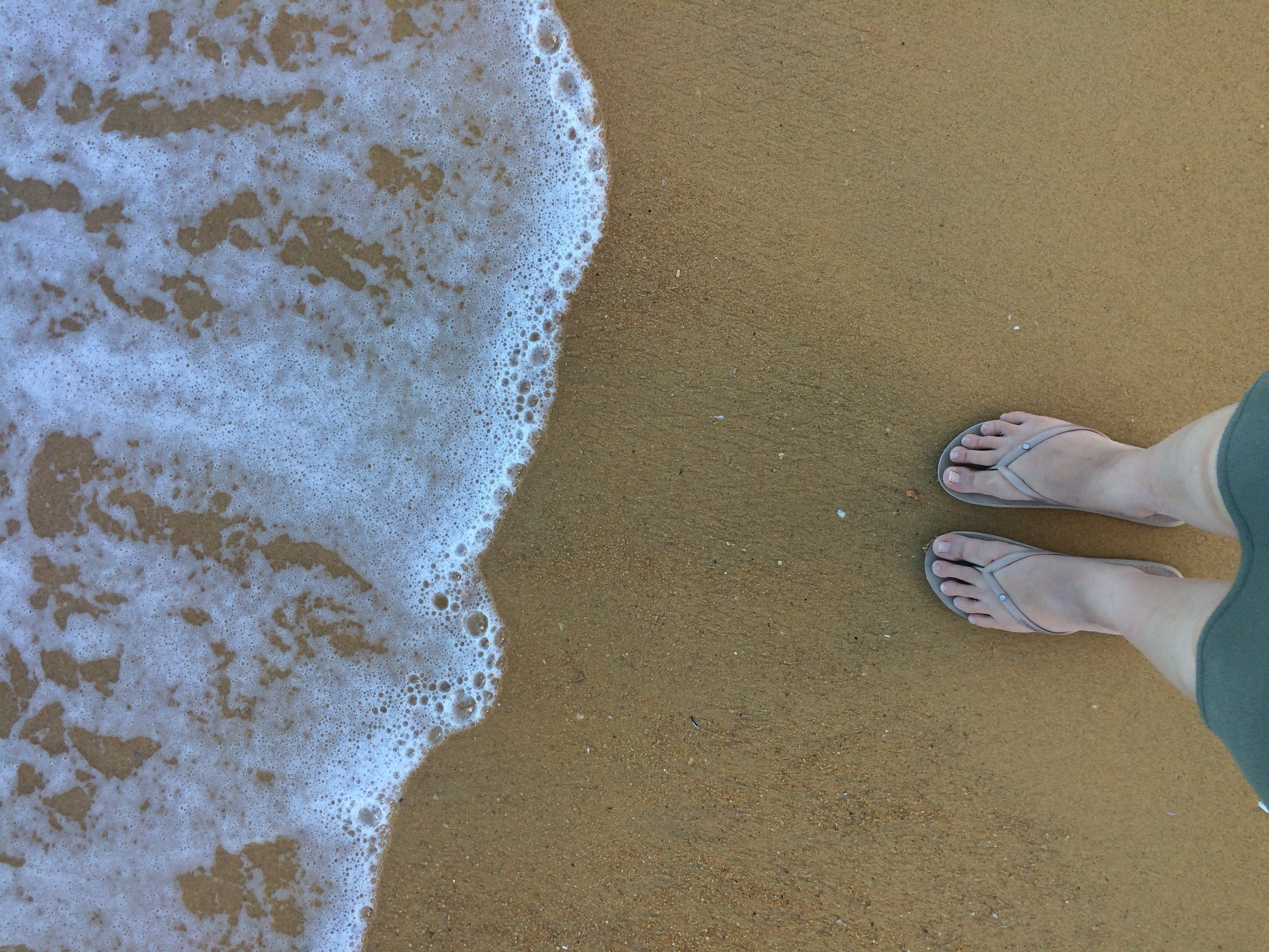 2K, clothing, lifestyles, human, low section, ocean, sea, shoe, human body part, leisure activity, nature, sandal, outdoors, person, standing, limb, human leg, HD Wallpaper