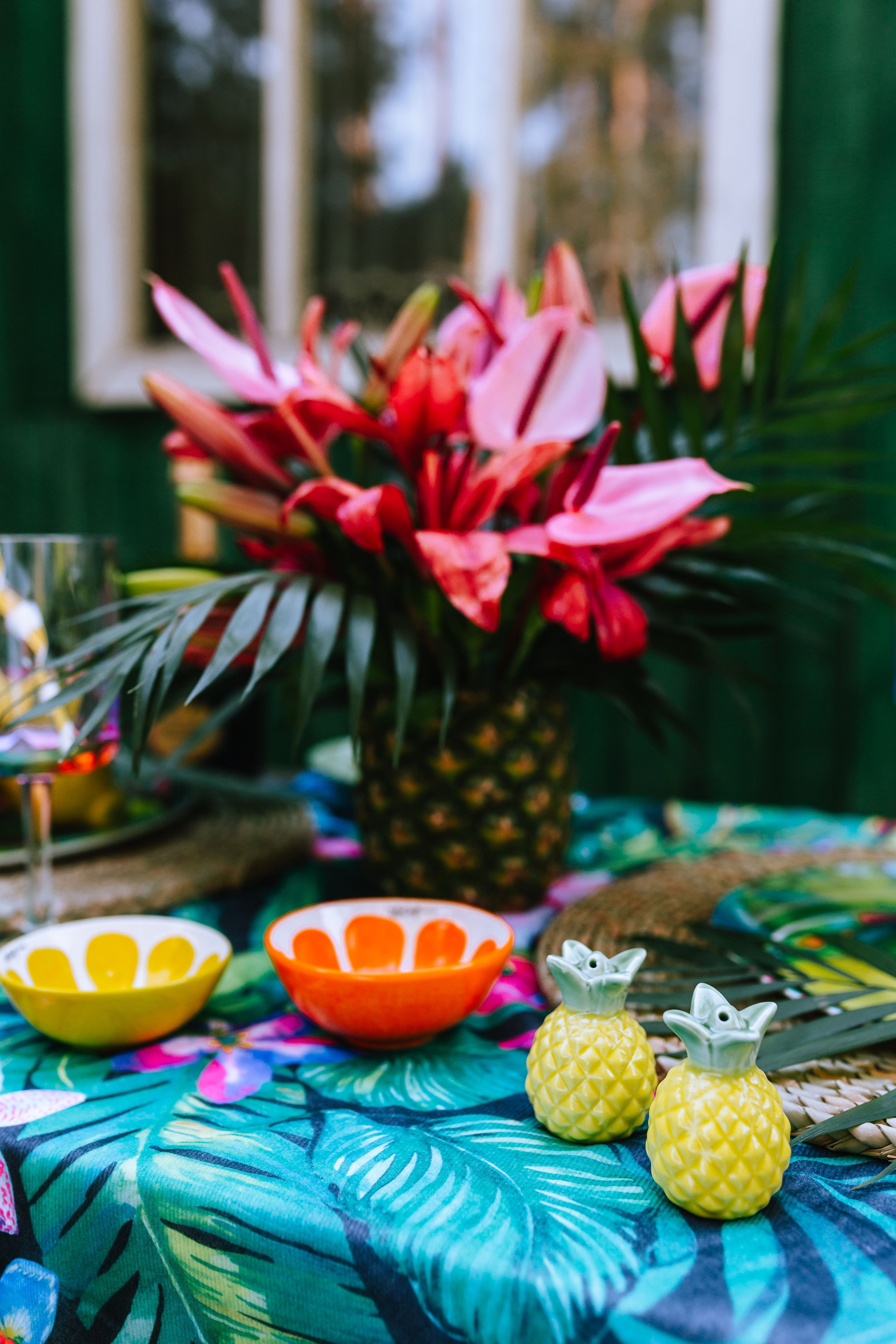 sunny, fruit, flora, green, flowering plant, plate, tropical, outdoors, fun, day, outdoor, exotic, colors, tropic, focus on foreground, freshness, celebration, Phone HD Wallpaper