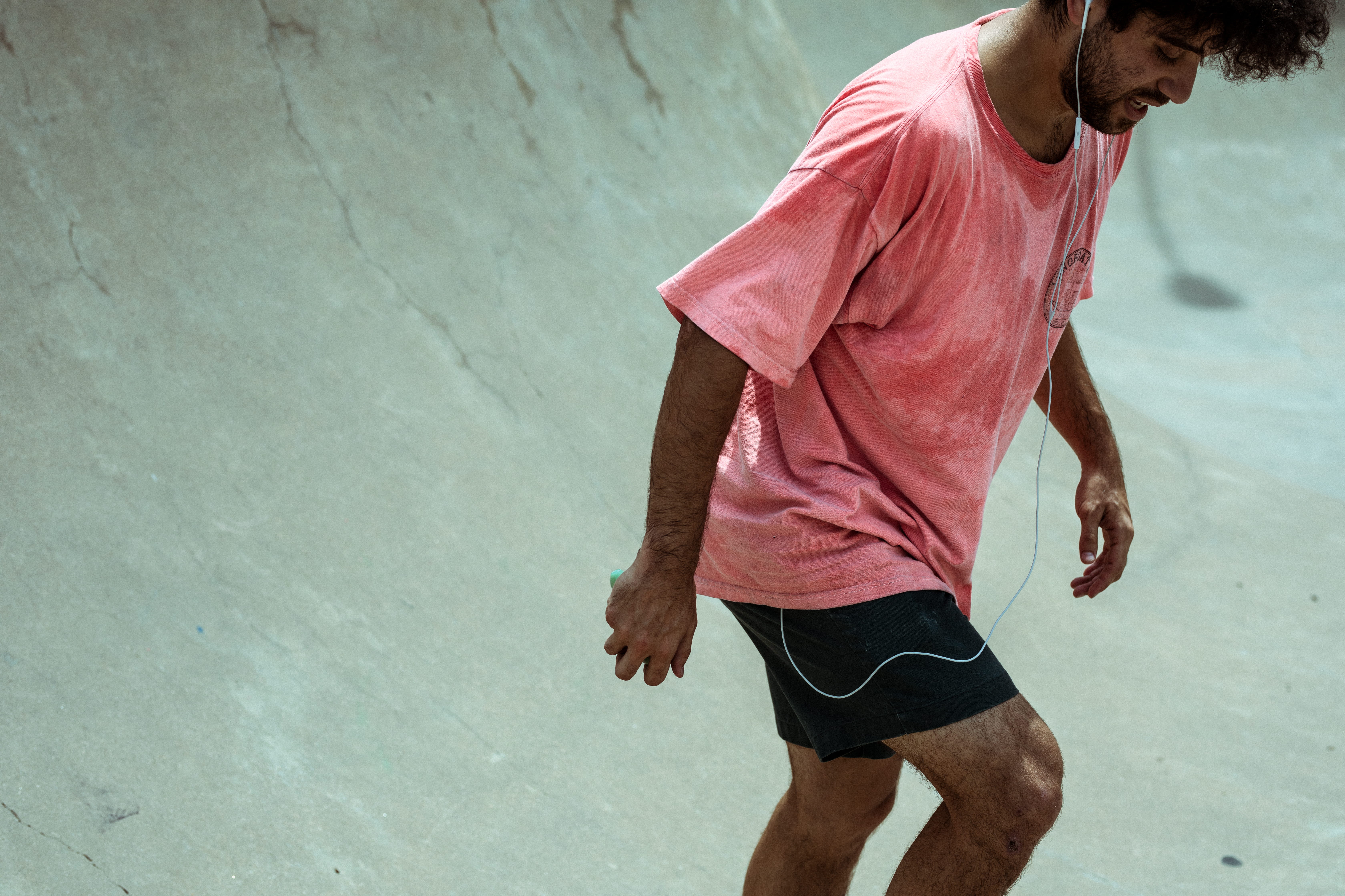 summer, one Man Only, beach, challenge, indie, vitality, skateboard, sportsman, pink, copy Space, outdoors, running, strength, wellbeing, competitive Sport, HD Wallpaper