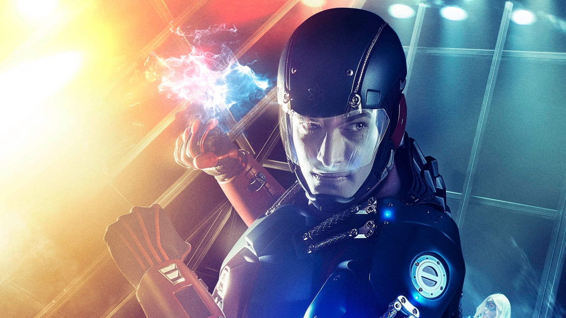 uniform, occupation, helmet, one person, women, safety, technology, lens flare, headwear, communication, security, tv shows, men, legends of tomorrow, portrait, HD Wallpaper