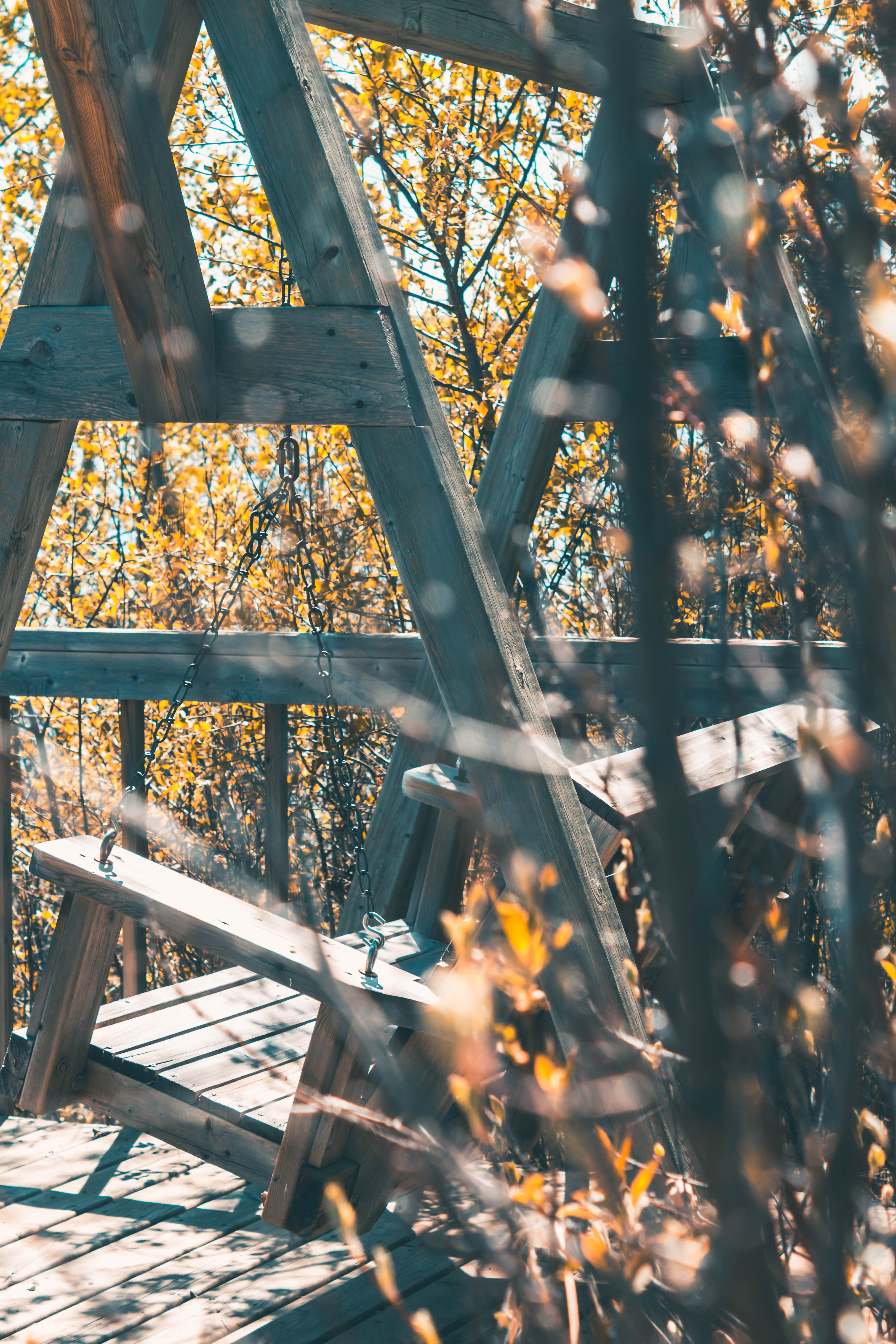 architecture, lac santé, land, benchwood, built structure, plant, wooden, leaf, 5K, beauty in nature, nature, unsplash, peace, beautiful, summer, bench, Phone HD Wallpaper