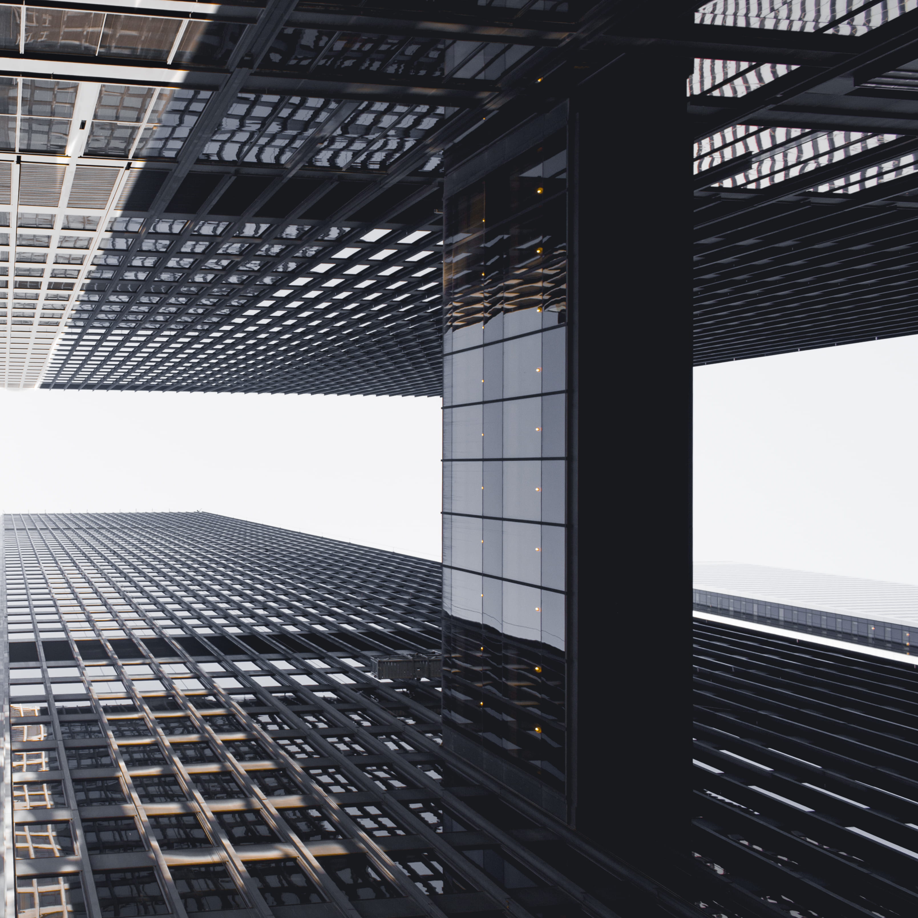 2K, nature, tall - high, building, architecture, city, toronto, spring, serious, directly below, office building exterior, sky, low angle view, built structure, Phone HD Wallpaper