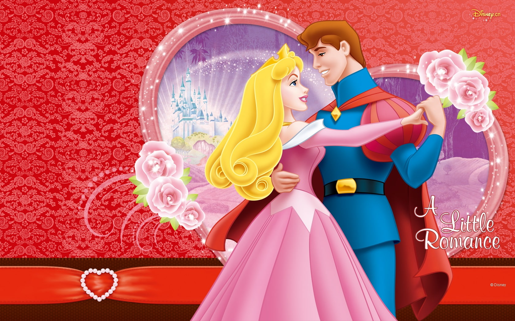 Dance, Romance, Disney, 720P, Red, Little, HD Wallpaper