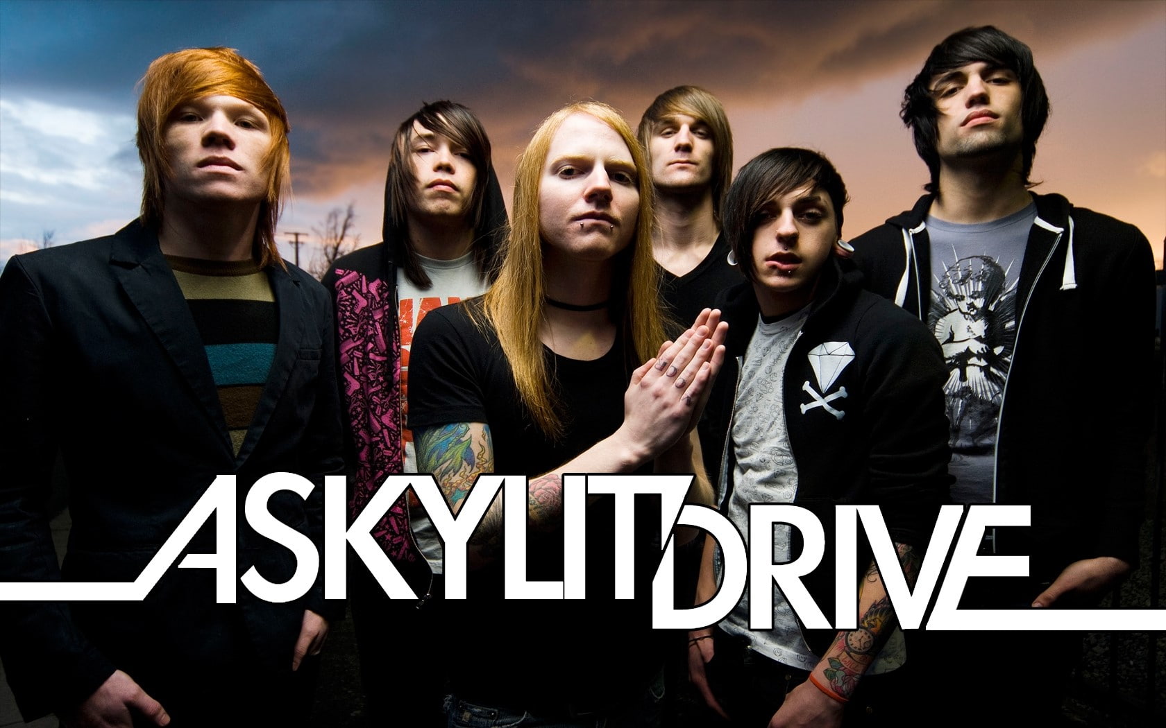 men, sky, people, young adult, adolescence, communication, A skulit drive, 720P, Hair, Emo, Rock, portrait, Clouds, front view, group of people, waist up, HD Wallpaper
