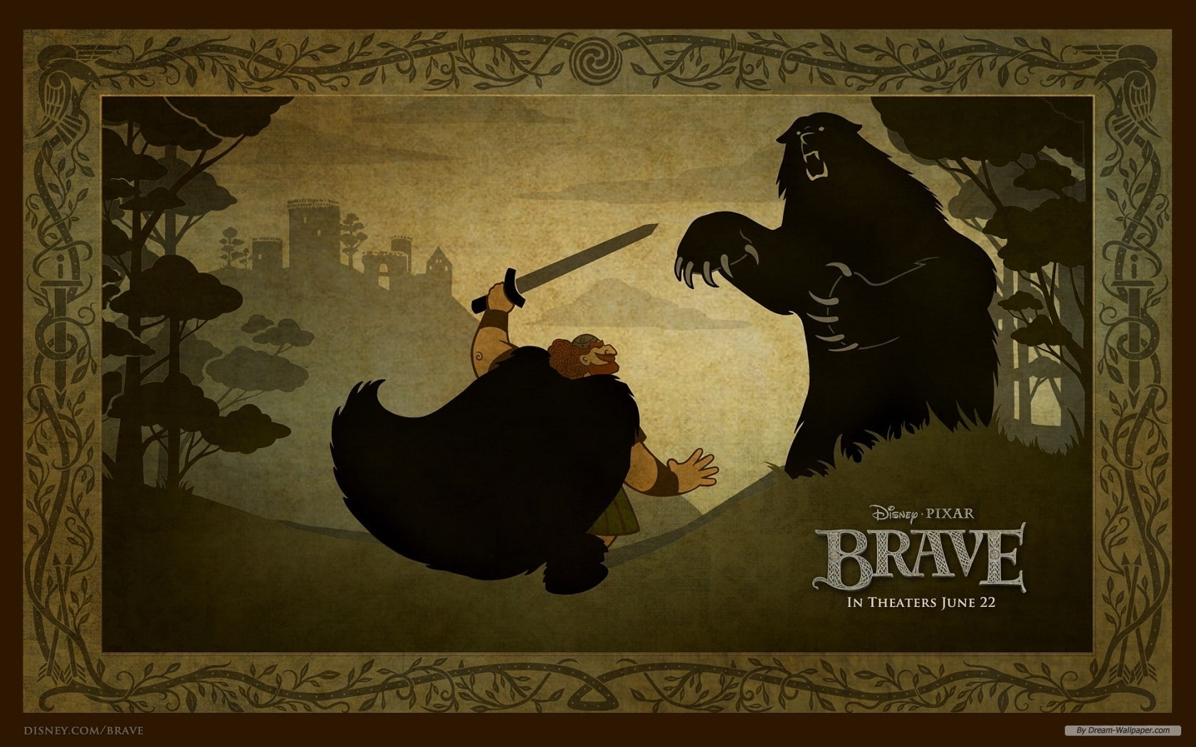 x, disney, movies, art, hd, brave, 720P, entertainment, Pixar, HD Wallpaper