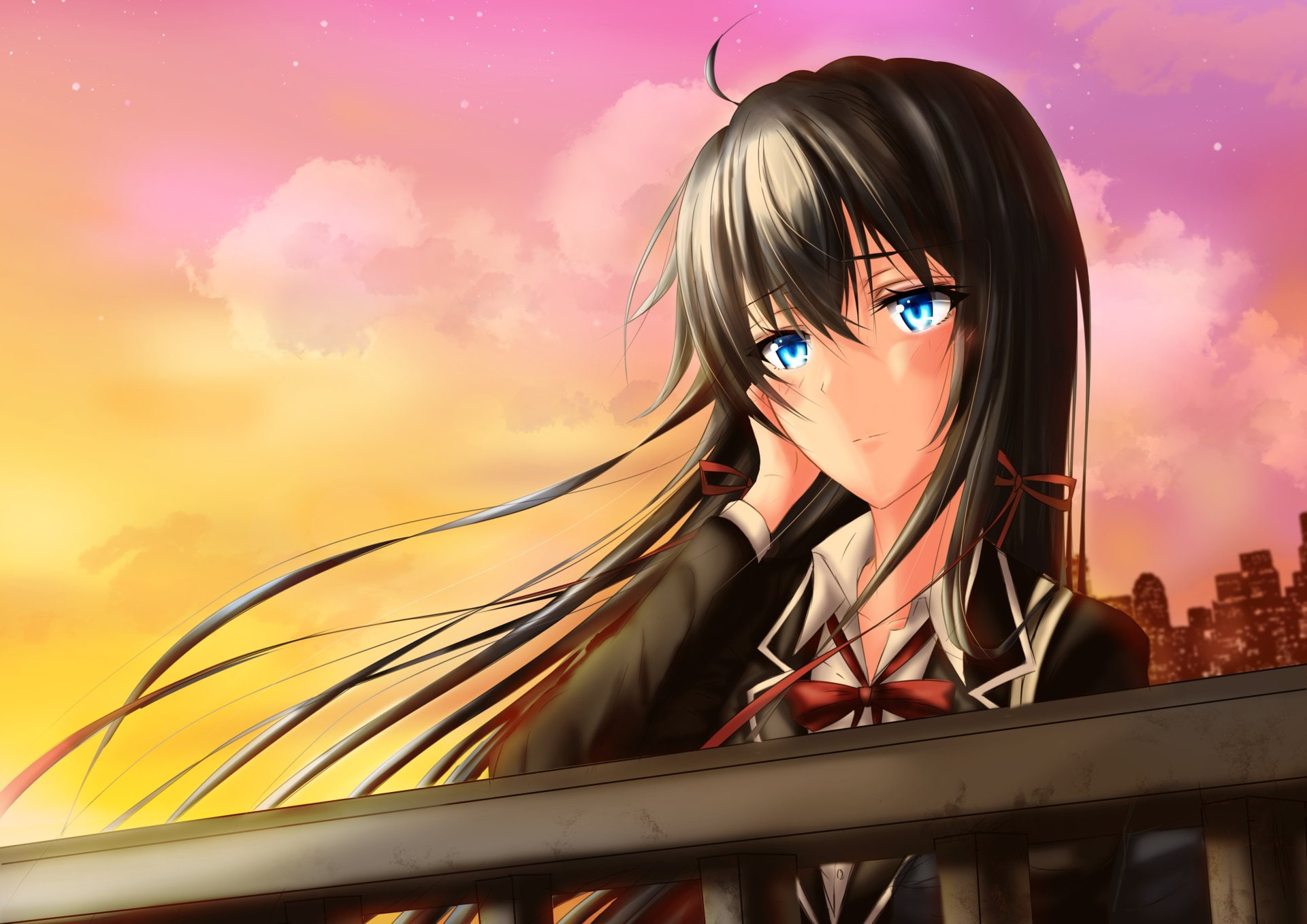 Yukino Yukinoshita, Anime, 1080P, My Teen Romantic Comedy SNAFU, HD Wallpaper