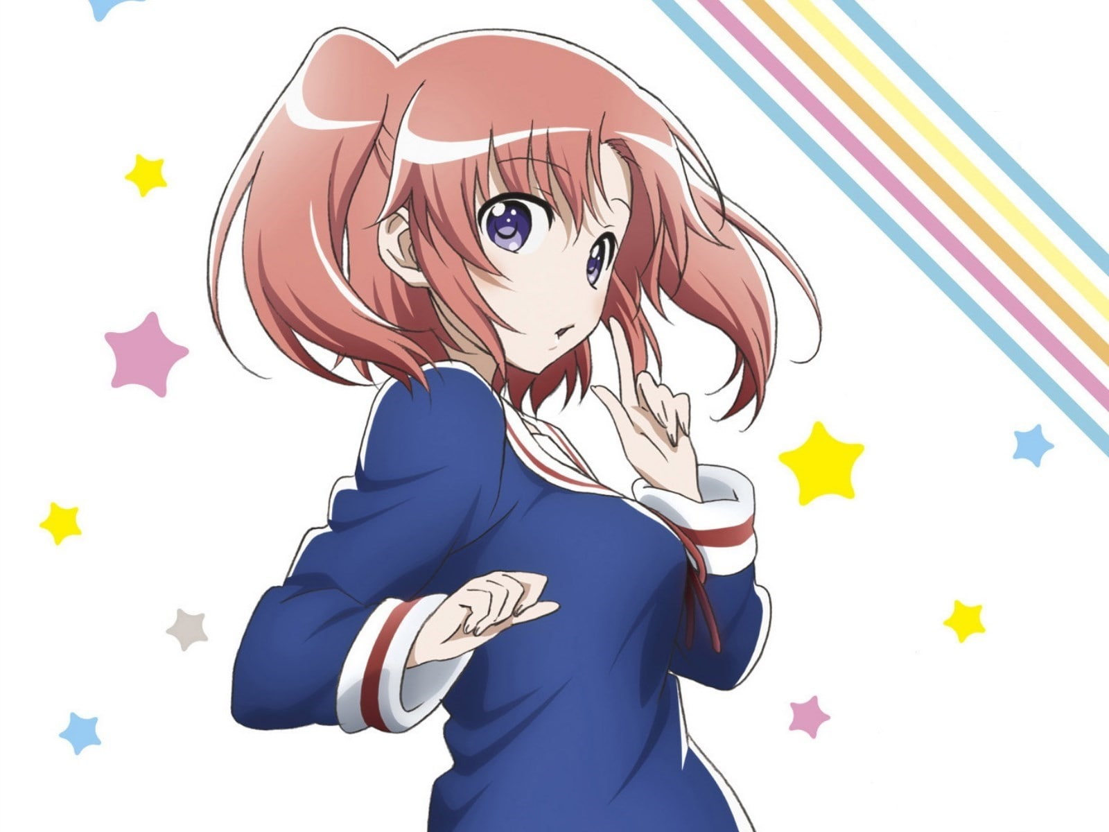 720P, artwork, anime, Mikakunin de Shinkoukei, Yonomori Kobeni, anime girls, HD Wallpaper