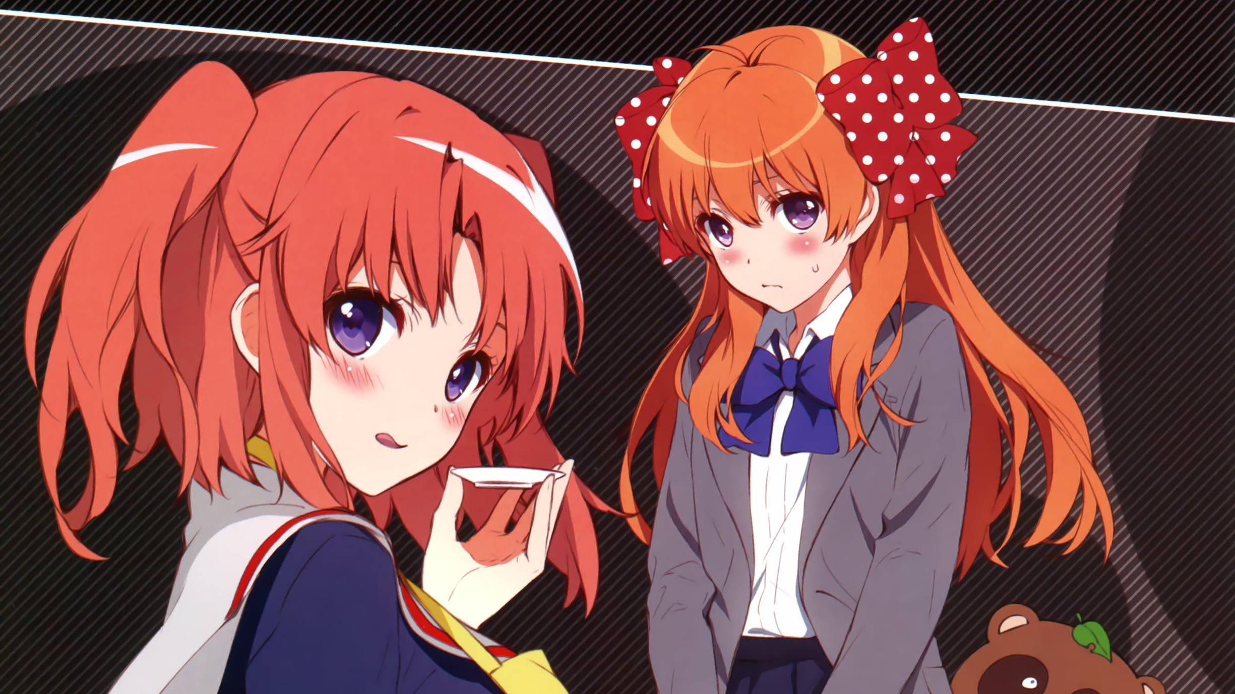 Chiyo Sakura, Anime, Monthly Girls’ Nozaki-kun, Mikakunin de Shinkoukei, 1080P, Crossover, Kobeni Yonomori, HD Wallpaper