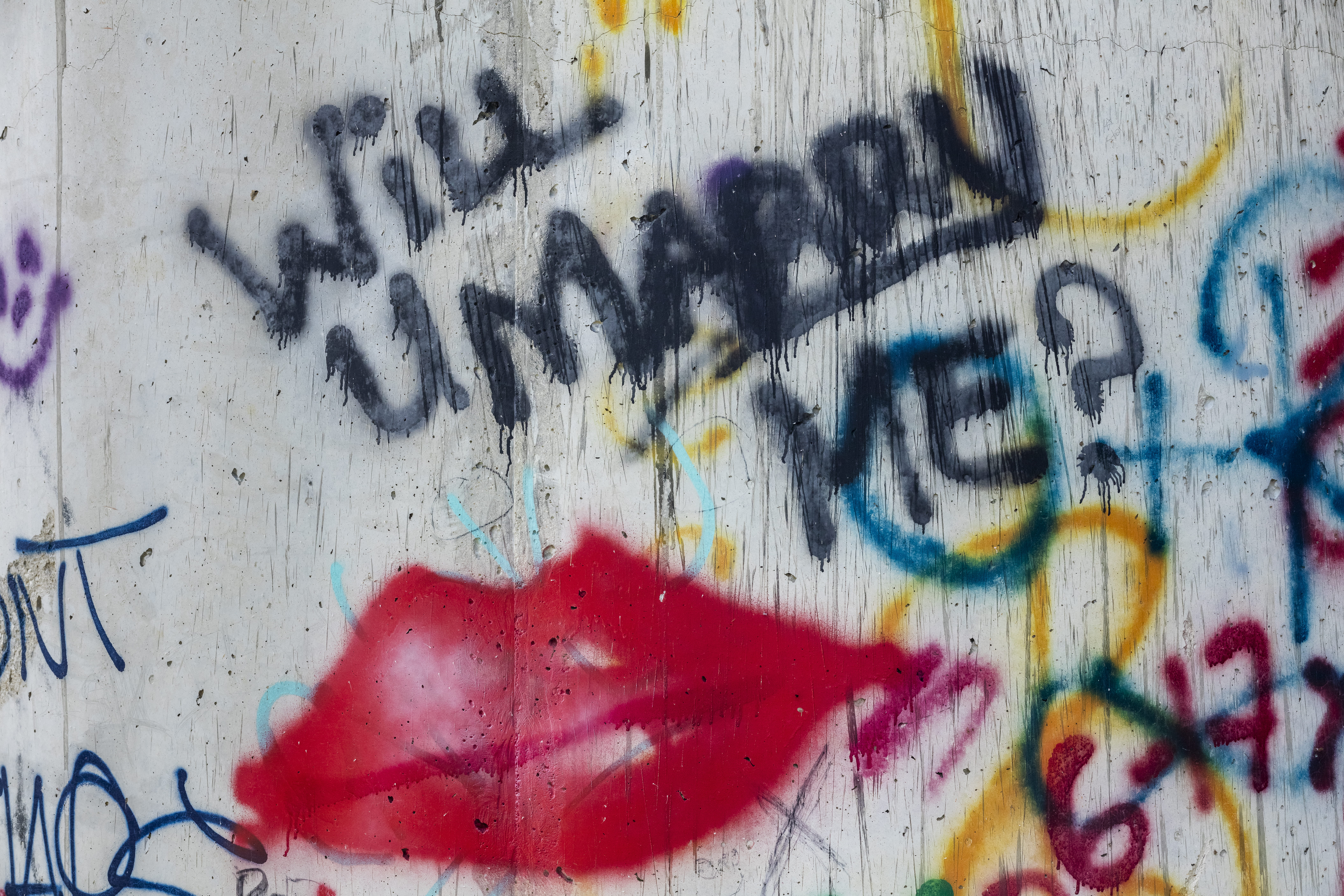 no people, lips, texture, western script, spray paint, urban, marry, united states, proposal, paint, backgrounds, street art, art and craft, wall - building feature, HD Wallpaper