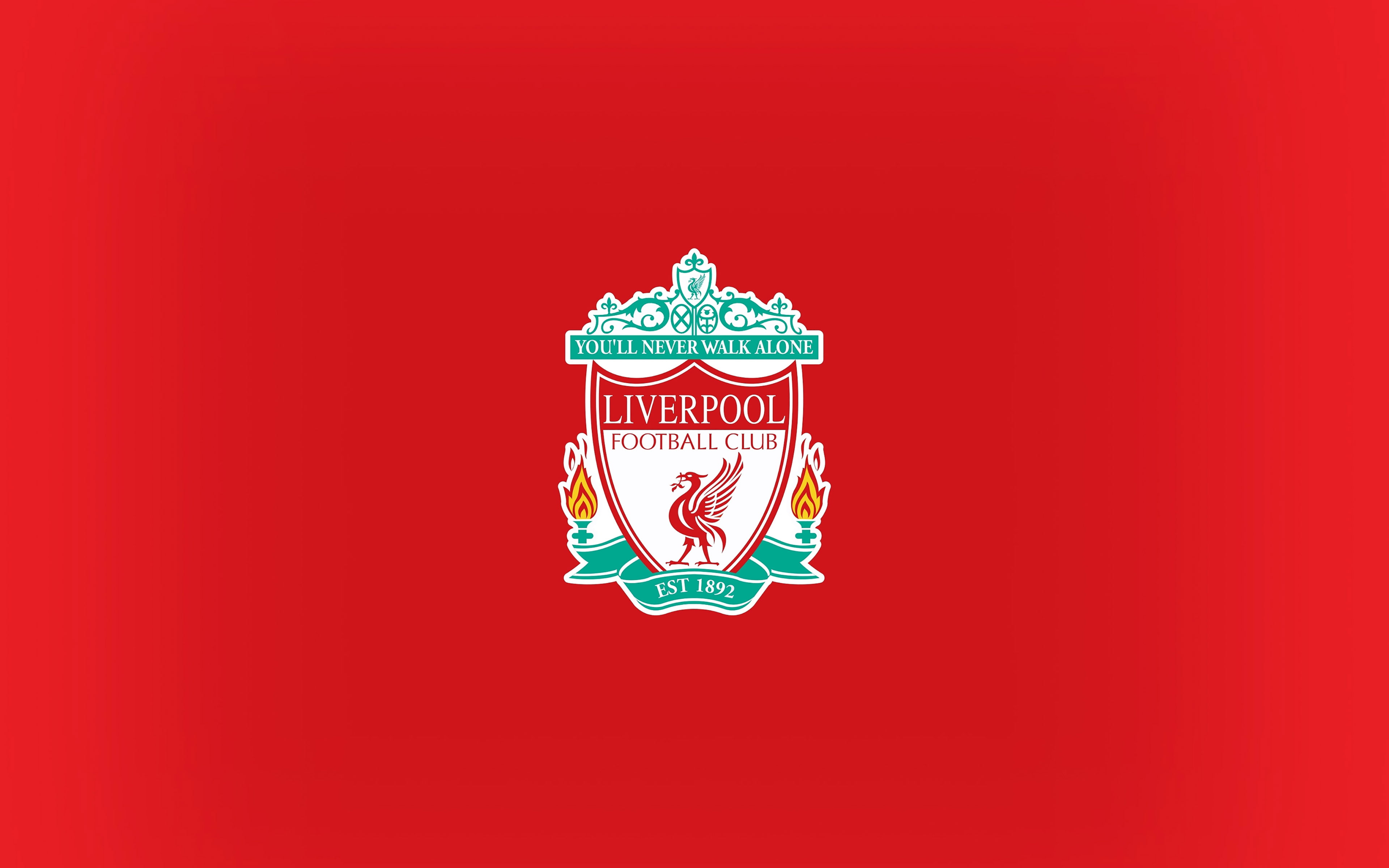 logo, liverpool, walk, 4K, alone, never, HD Wallpaper