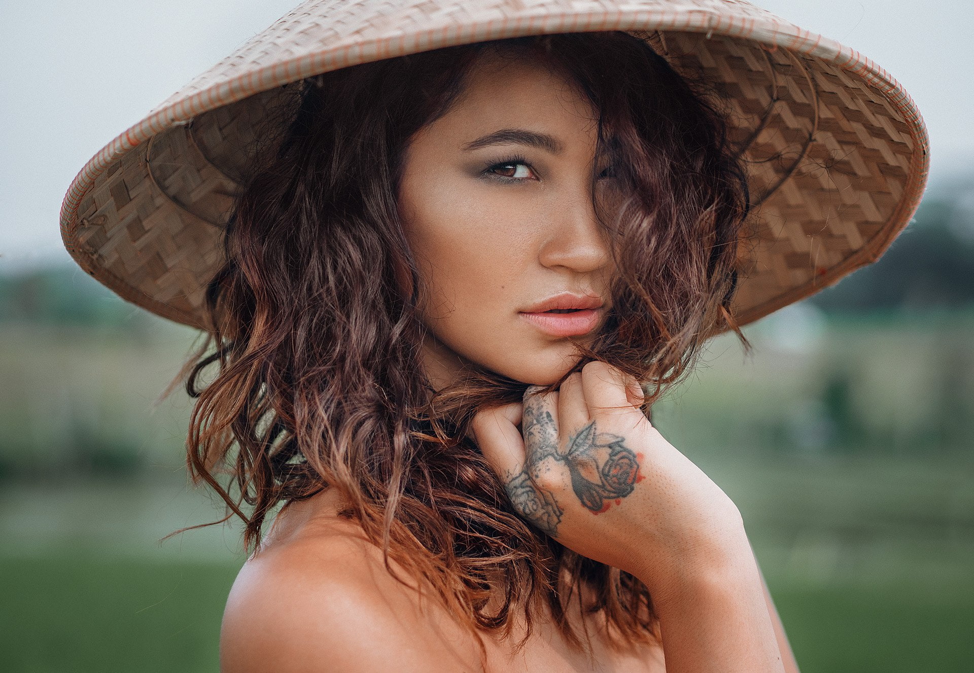 tattoo, 1080P, Eugene Freyer, Evgeny Freyer, sponge, HD Wallpaper