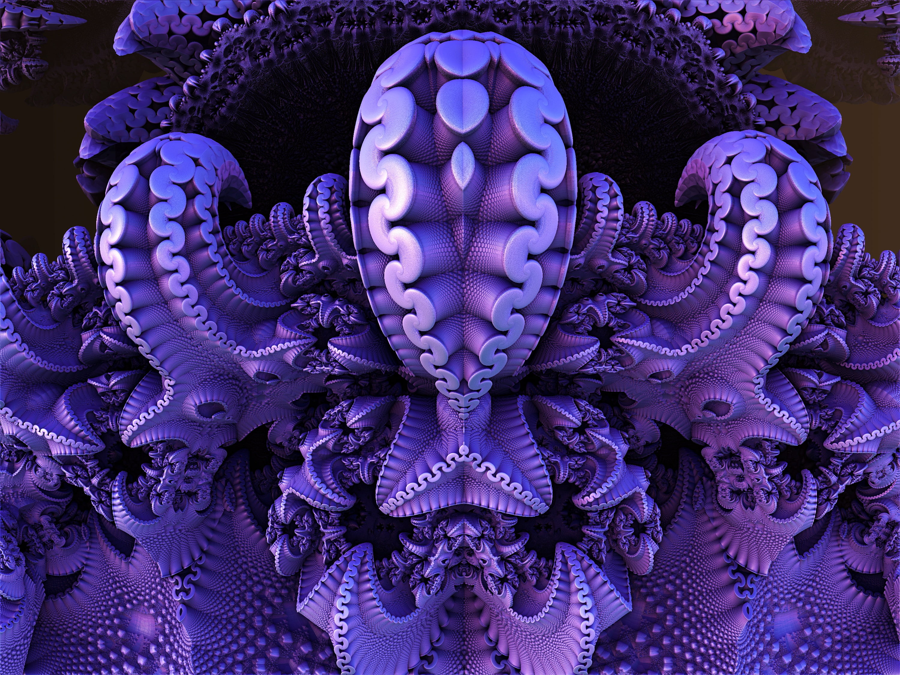 purple, surface, no people, full frame, underwater, ornate, sea sponge, animal wildlife, animal themes, close-up, sea life, sculpture, illustration, animal, HD Wallpaper