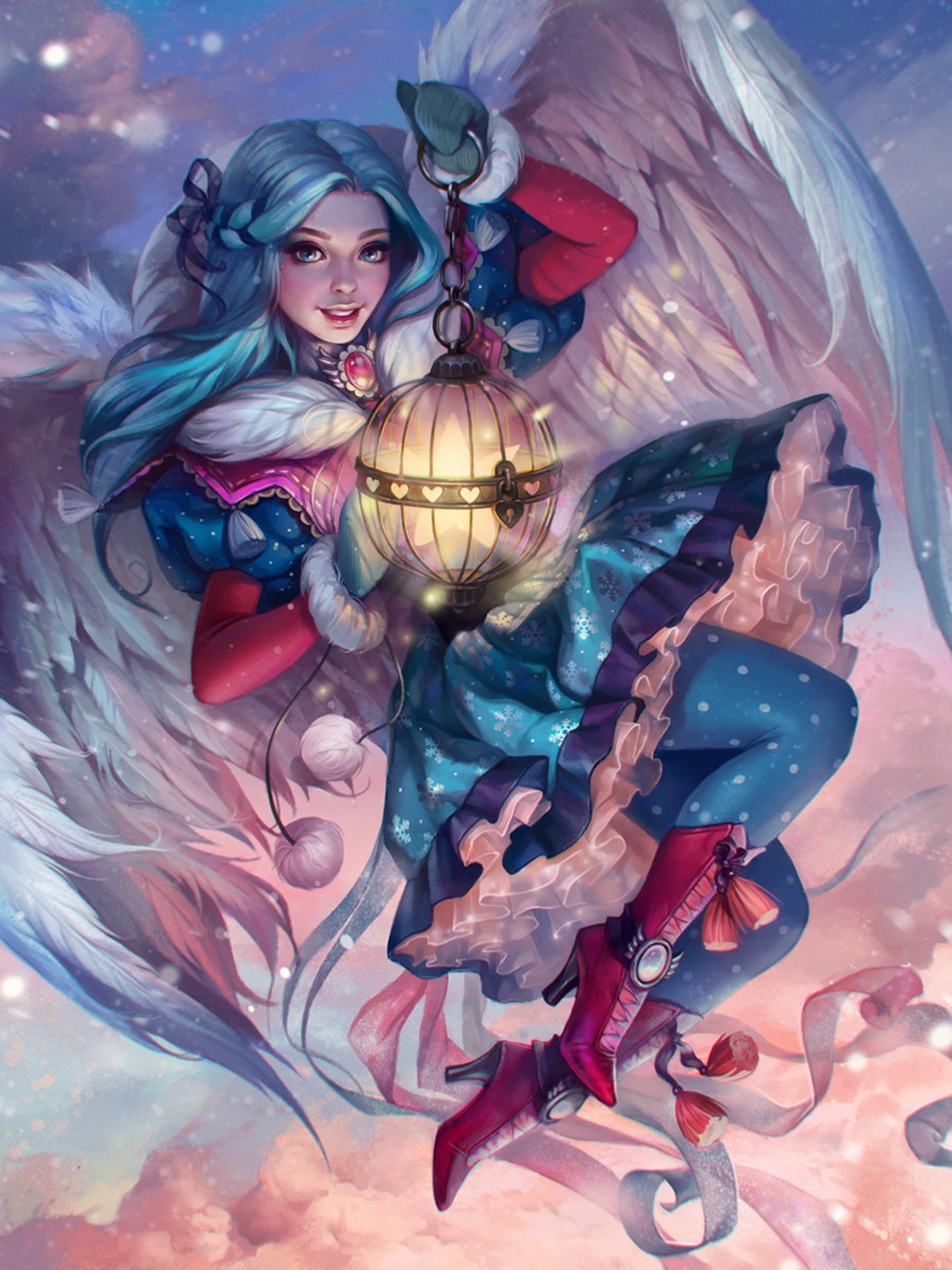 original, girl, beautiful, valeria-styajkina-magic, fantasy, 1080P, artstation, Phone HD Wallpaper