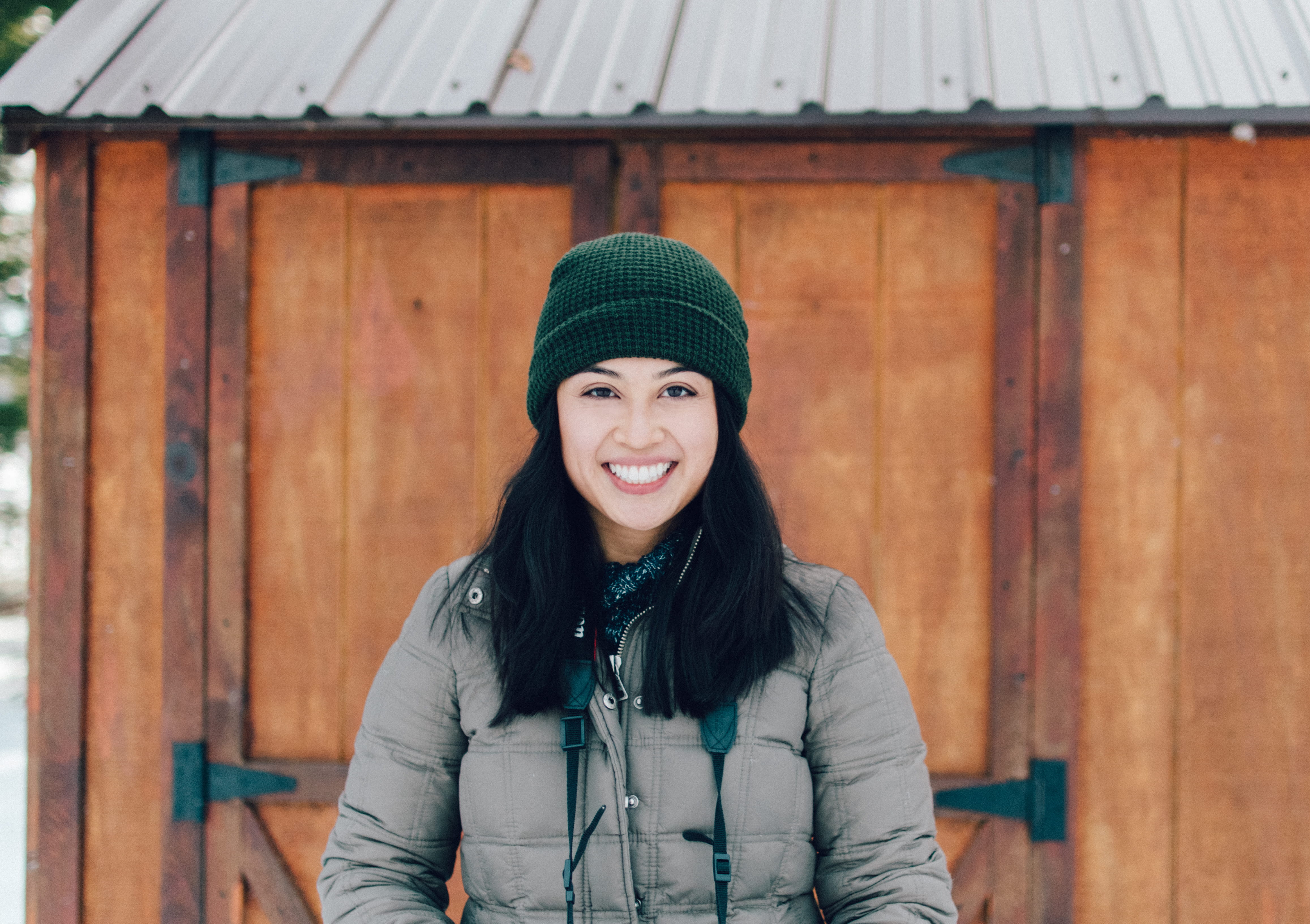 pants, wooden, waist up, hat, sweater, sitting, philippino, beanie, knit hat, coat, human, jacket, standing, portrait, happiness, winter, 4K, cap, apparel, HD Wallpaper