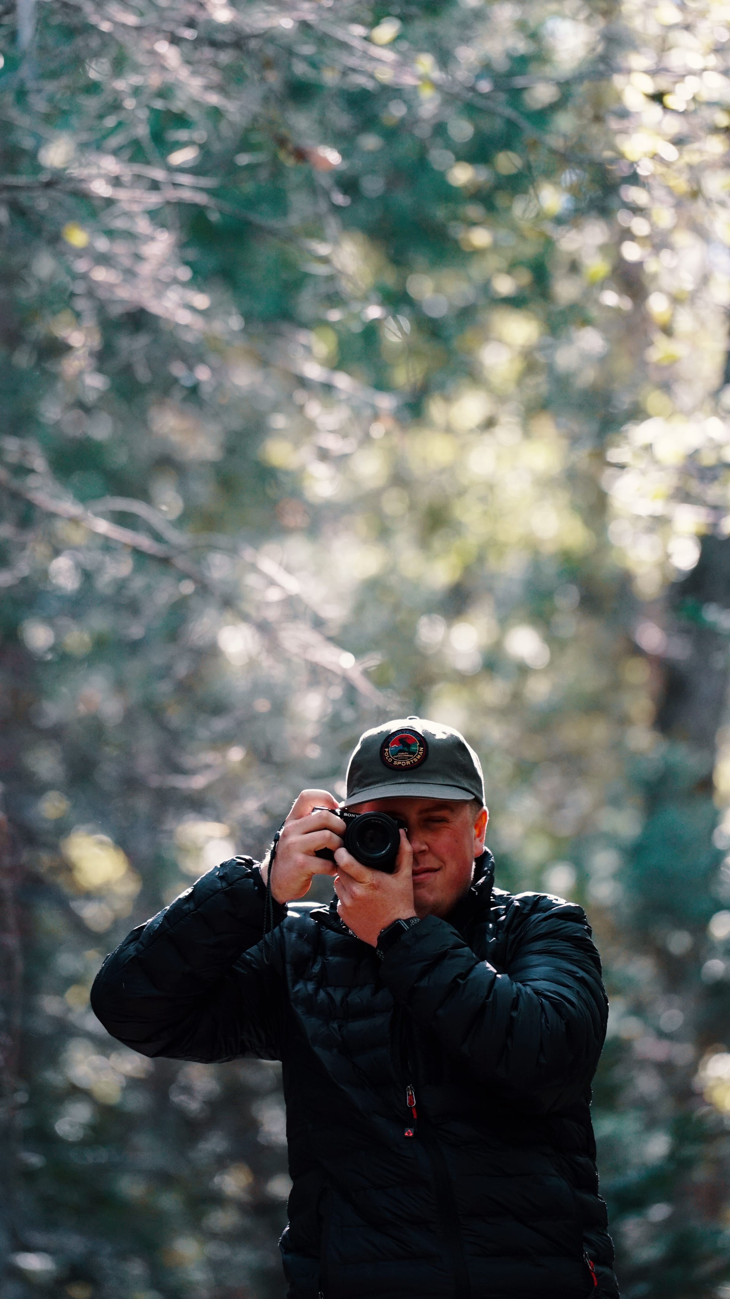 accessories, portrait, young adult, young men, people, beanie, cap, photographer, outdoors, photo, tree, apparel, nature, person, standing, plant, photography, Phone HD Wallpaper