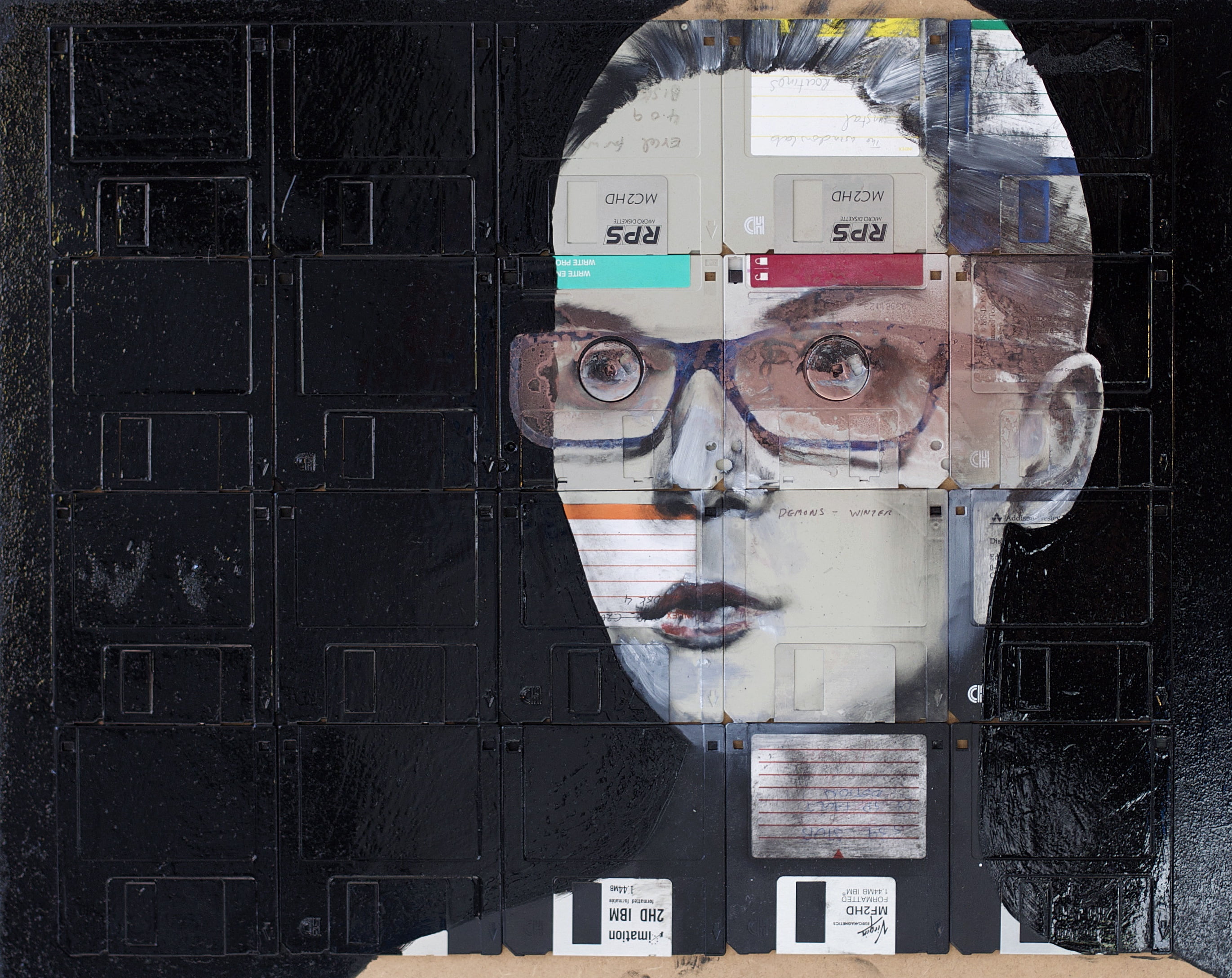 glasses, DEMONS WINTER, Nick Gentry, 2K, strict, HD Wallpaper