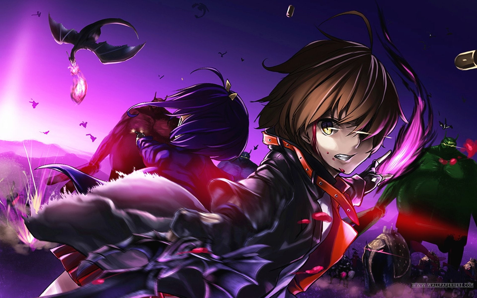 girls, motion, nature, Yūta Togashi, Chunibyo and Other Delusions, females, Anime, hairstyle, offspring, indoors, childhood, one person, 1080P, women, HD Wallpaper