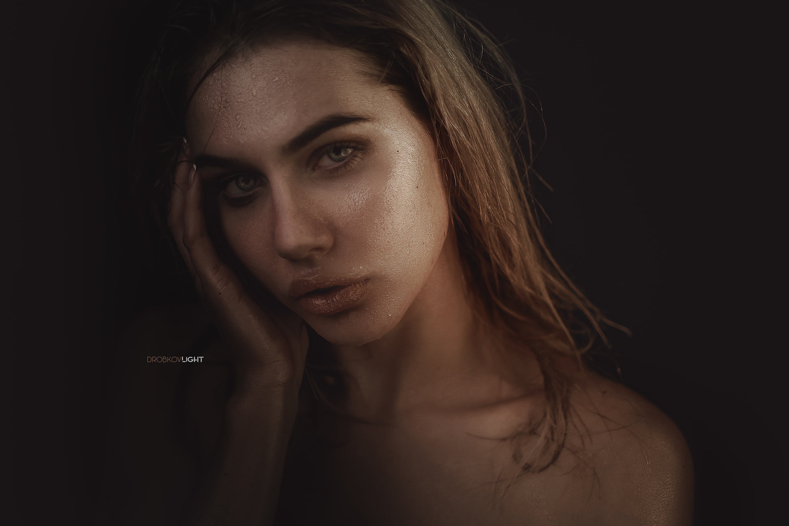 face, 2K, girl, Natalia Chernukha, portrait, Alexander Drobkov-Light, image, HD Wallpaper