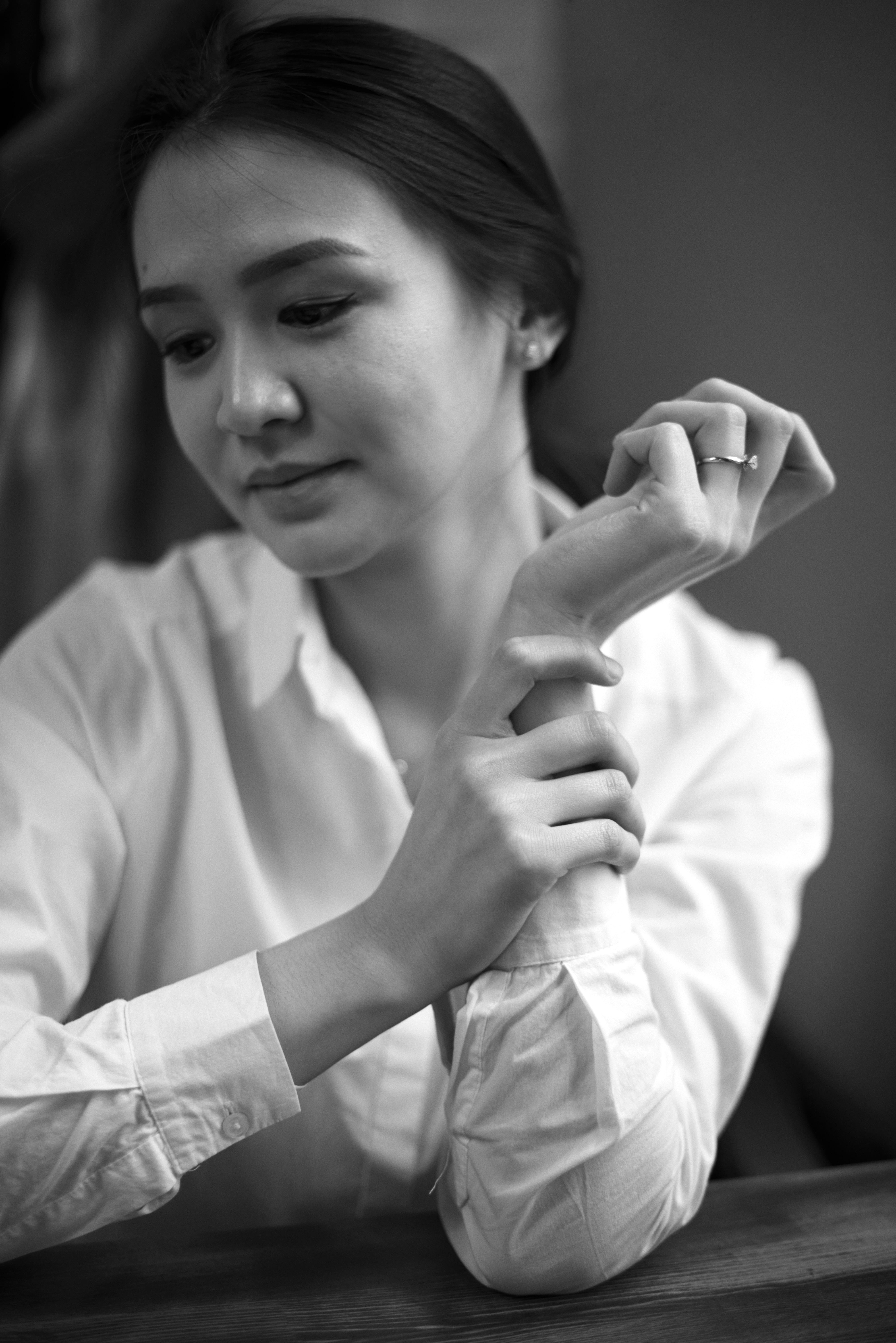 one Person, wrist, females, portrait, adult, forearm, engagement ring, person, cute, elegance, white shirt, holding, caucasian Ethnicity, lifestyles, young, Phone HD Wallpaper