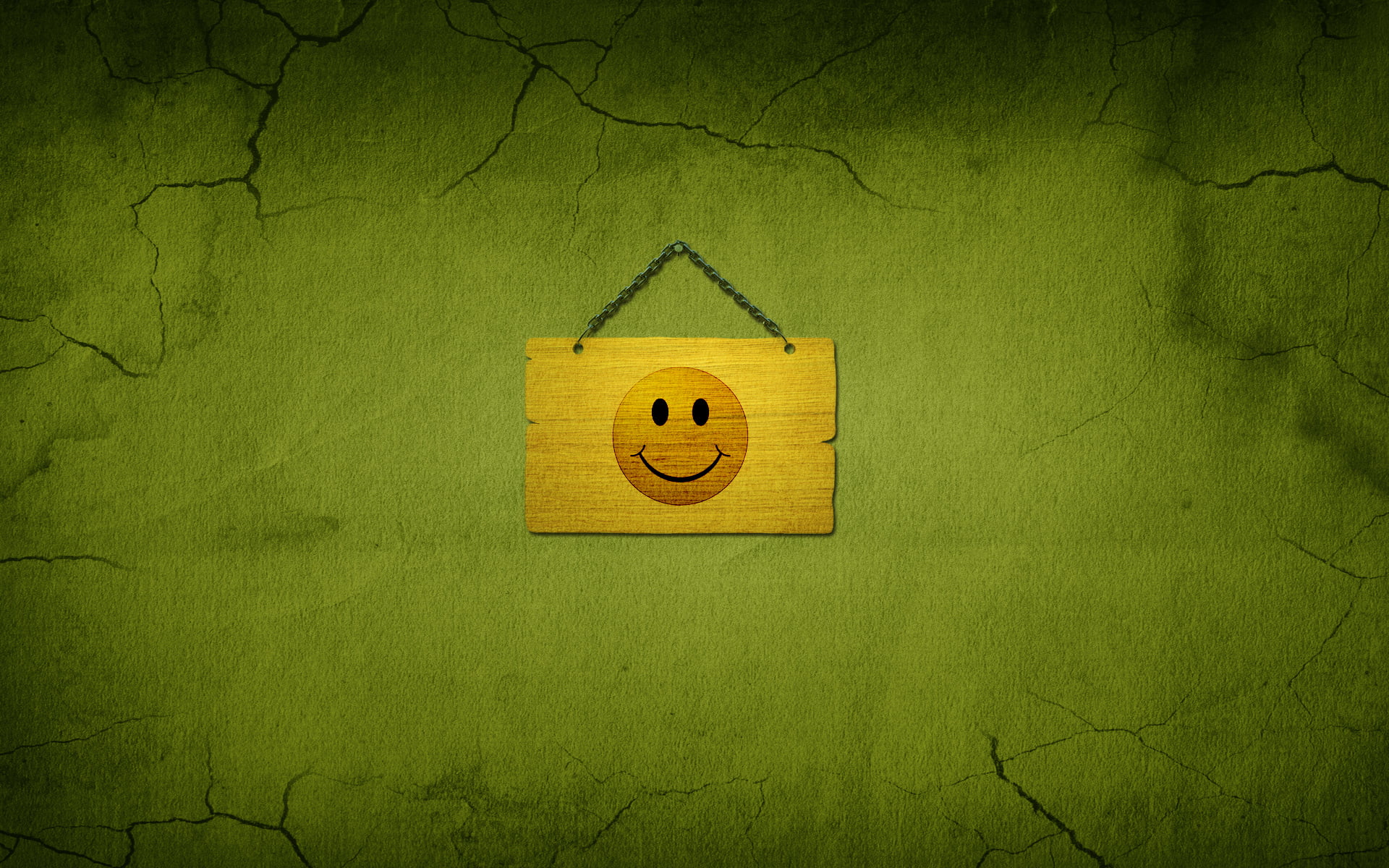 yellow, smile, connection, emoji, wall - building feature, no people, anthropomorphic, representation, darkish, human representation, architecture, technology, HD Wallpaper