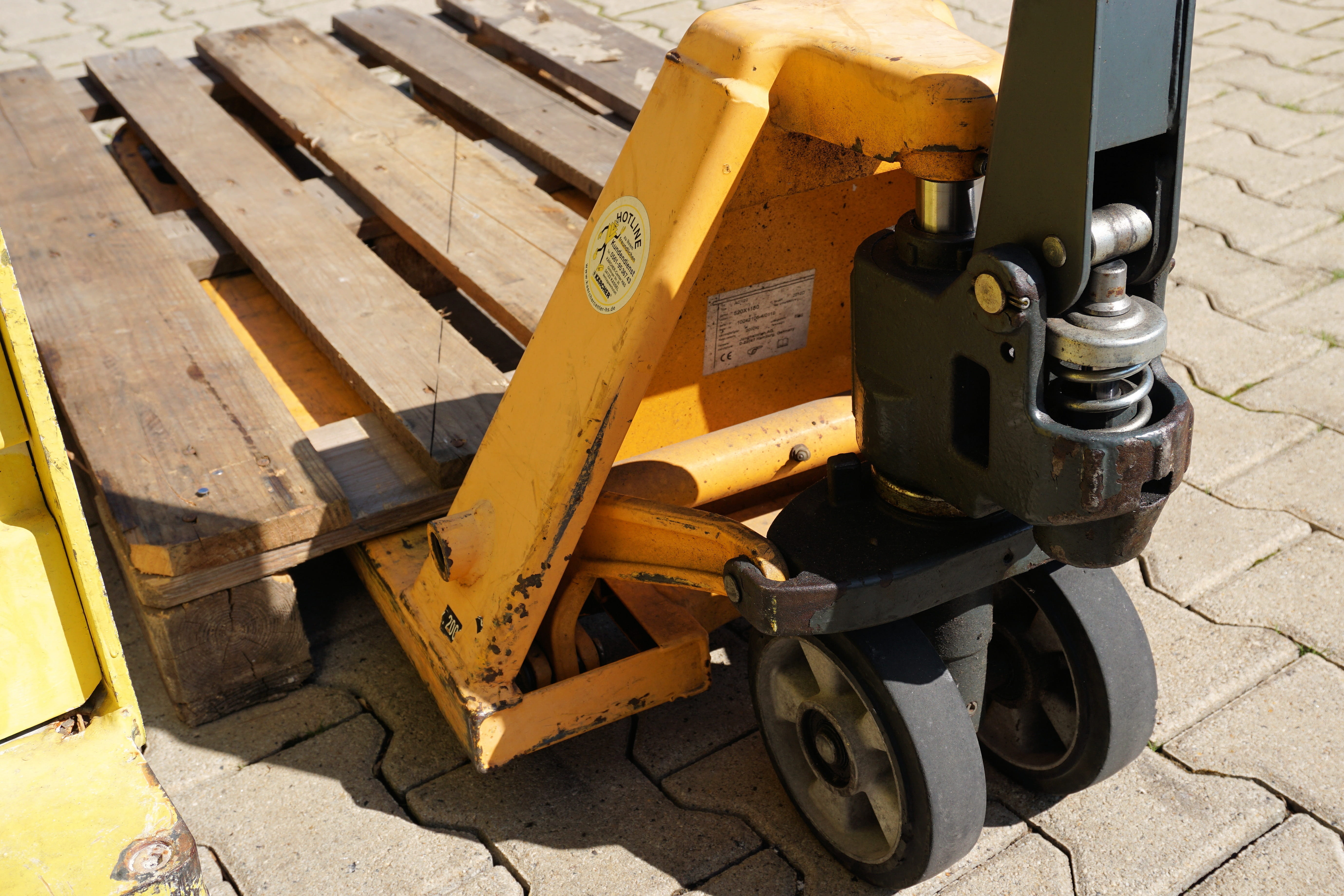 logistics, Euro Pallet, day, mode of transportation, wheel, high angle view, construction machinery, wooden, no people, 5K, industry, outdoors, nature, HD Wallpaper