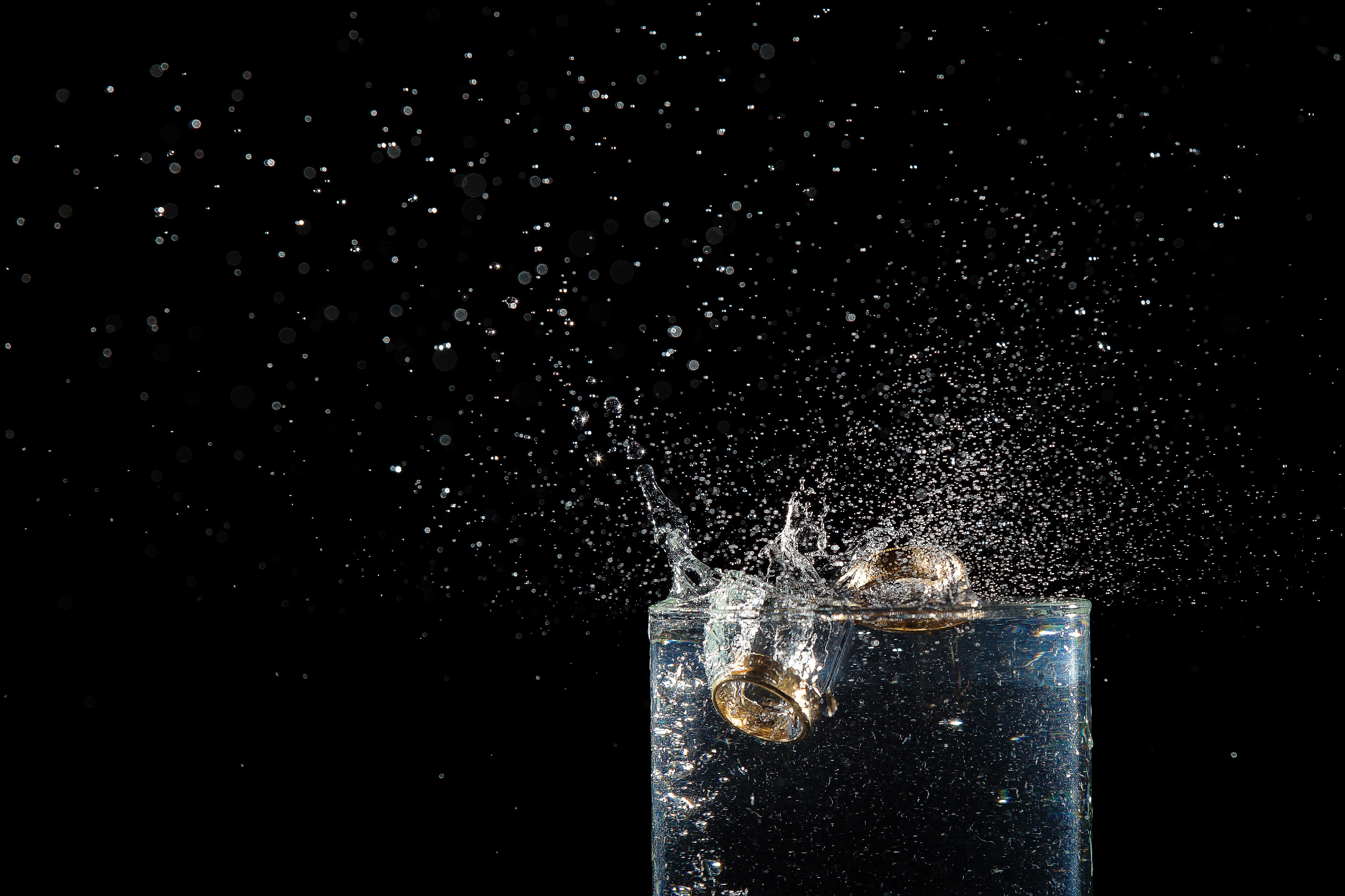 raindrop, glass, impact, love, ice, glass - material, exploding, union, drink, splashing, marriage, nature, drop, no people, transparent, water, splash, HD Wallpaper