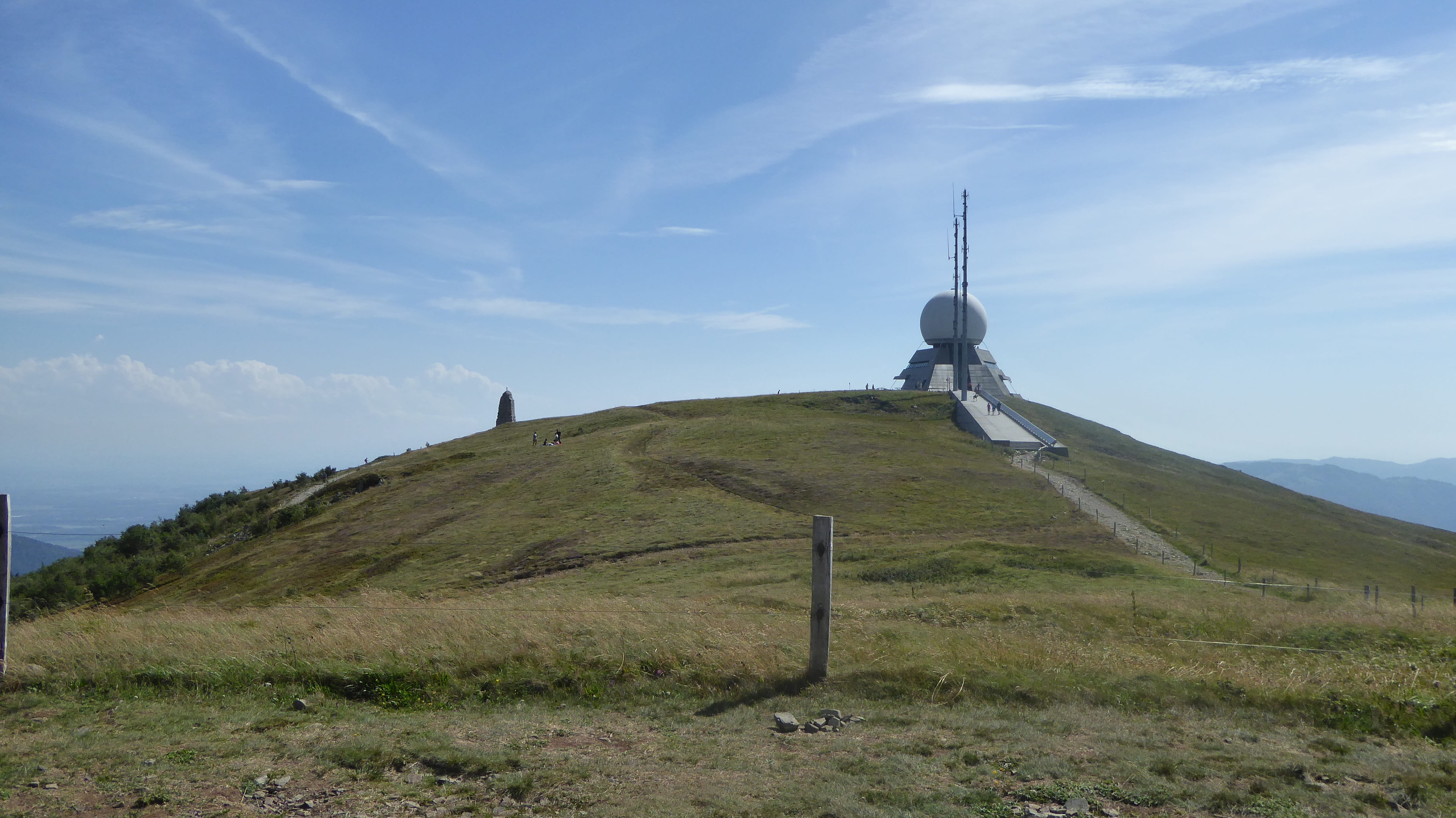land, non-urban scene, france, cloud - sky, beauty in nature, mountain summit, grand balloon, 4K, mountain, built structure, tranquil scene, environment, HD Wallpaper