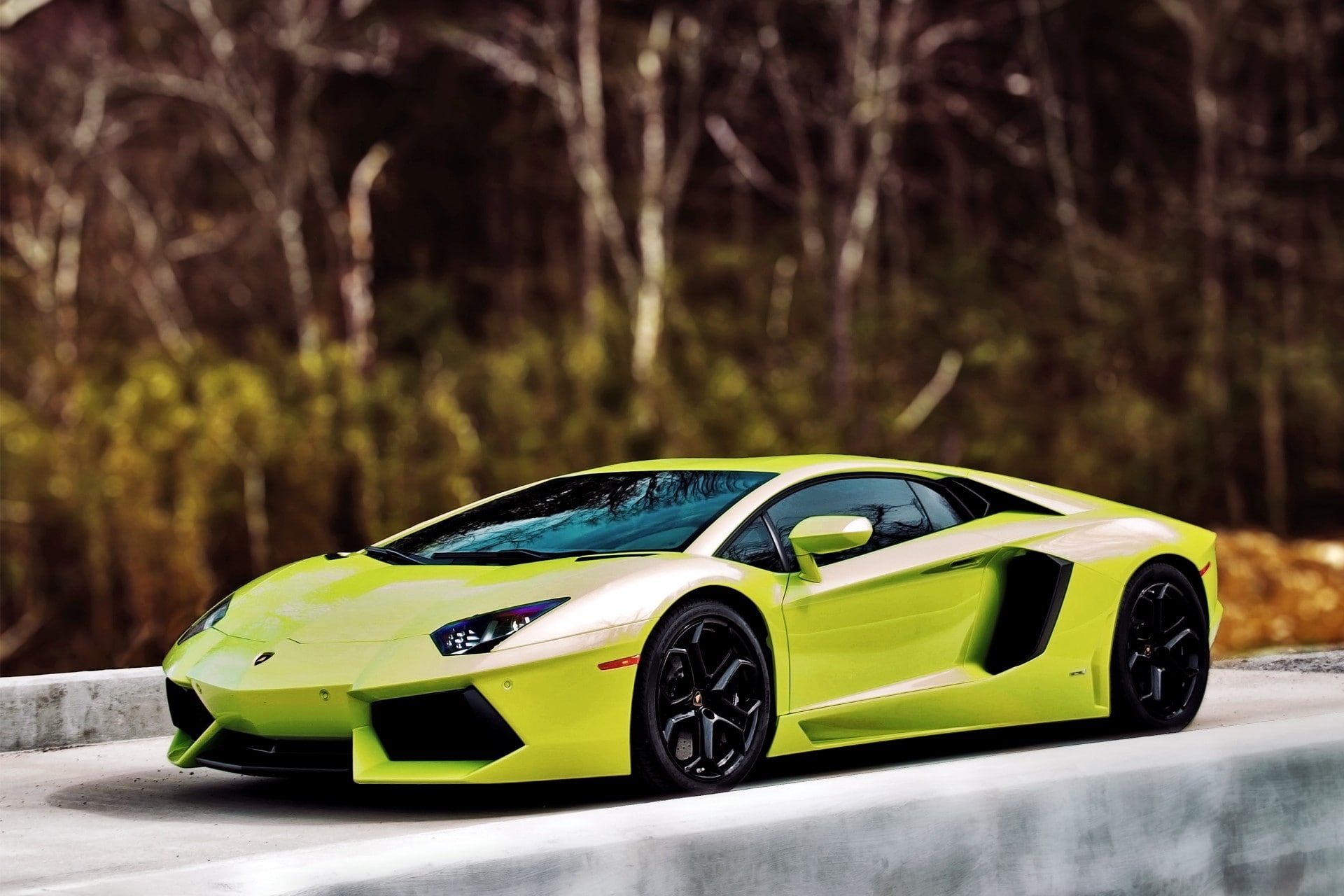 effect, art, supercars, lambo, photography, x, Lamborghini, 1080P, hd, aventdor, cars, aventador, miniature, HD Wallpaper
