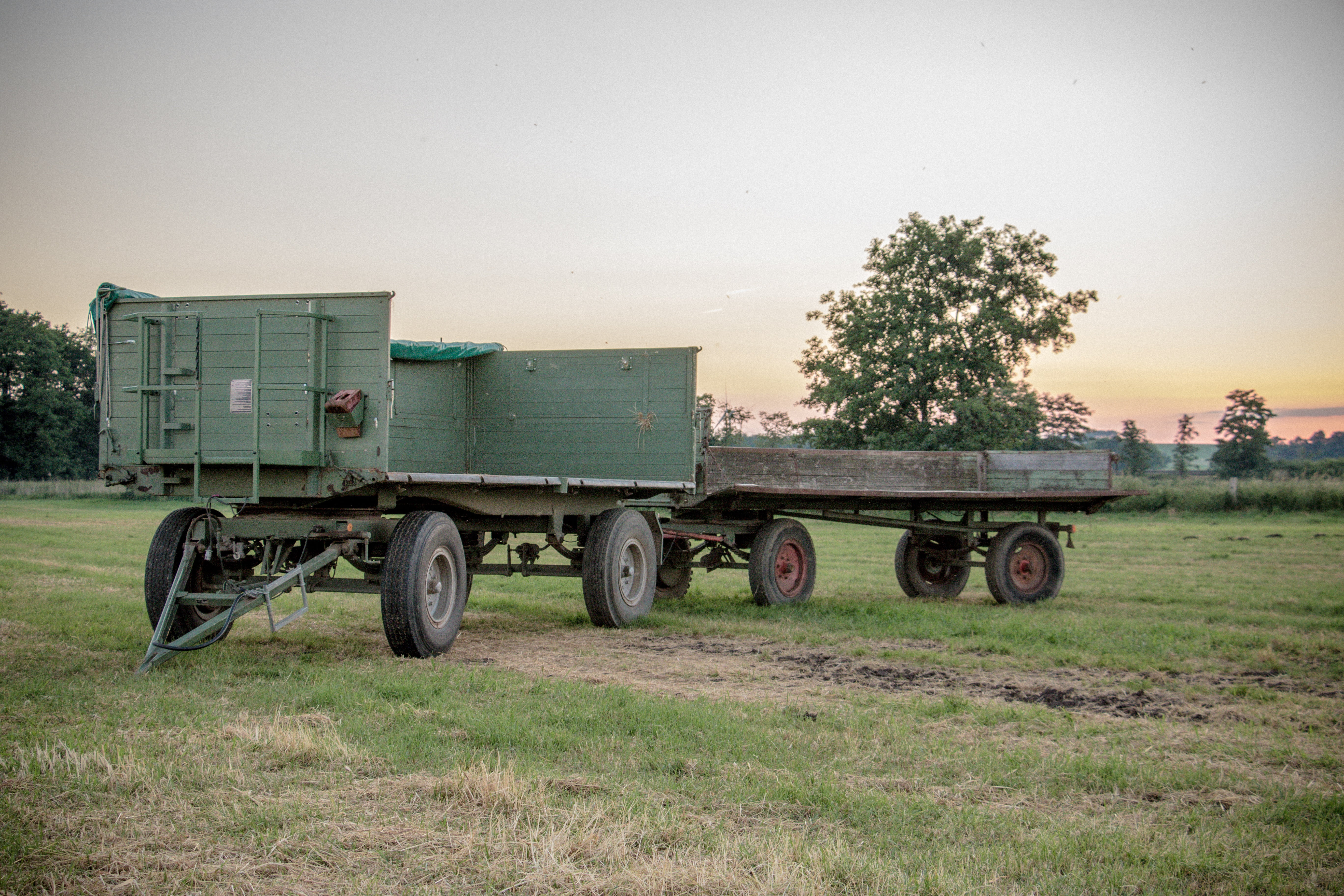 land vehicle, 5K, summer, no people, wide, grass, trucking, harvested, freight transportation, dare, harvest time, farmer, tractor, truck, mode of transportation, HD Wallpaper