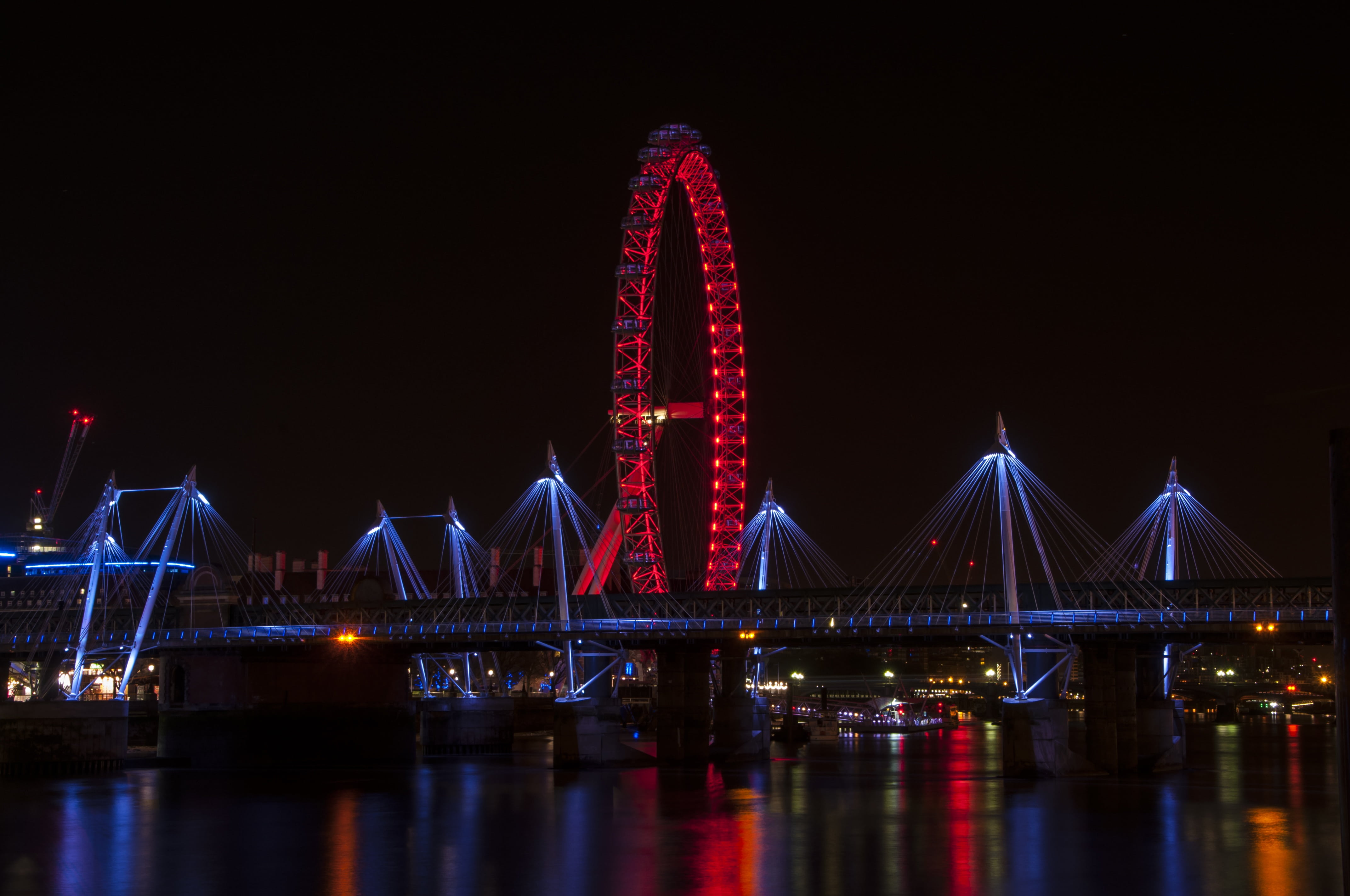 big, attraction, tourism, uk, london, london night, red, famous, westminster, landmark, travel destinations, united, kingdom, arts culture and entertainment, HD Wallpaper